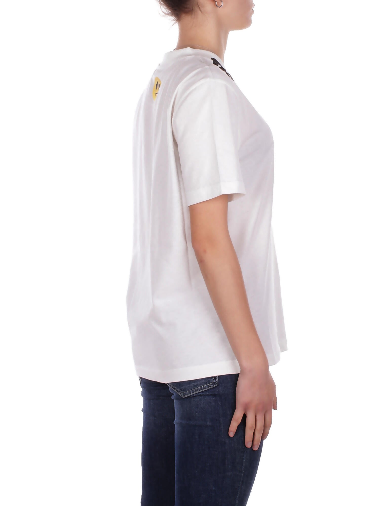 BARROW Unisex T-shirt S6BWUATH071 412 Jersey t-shirt Panna