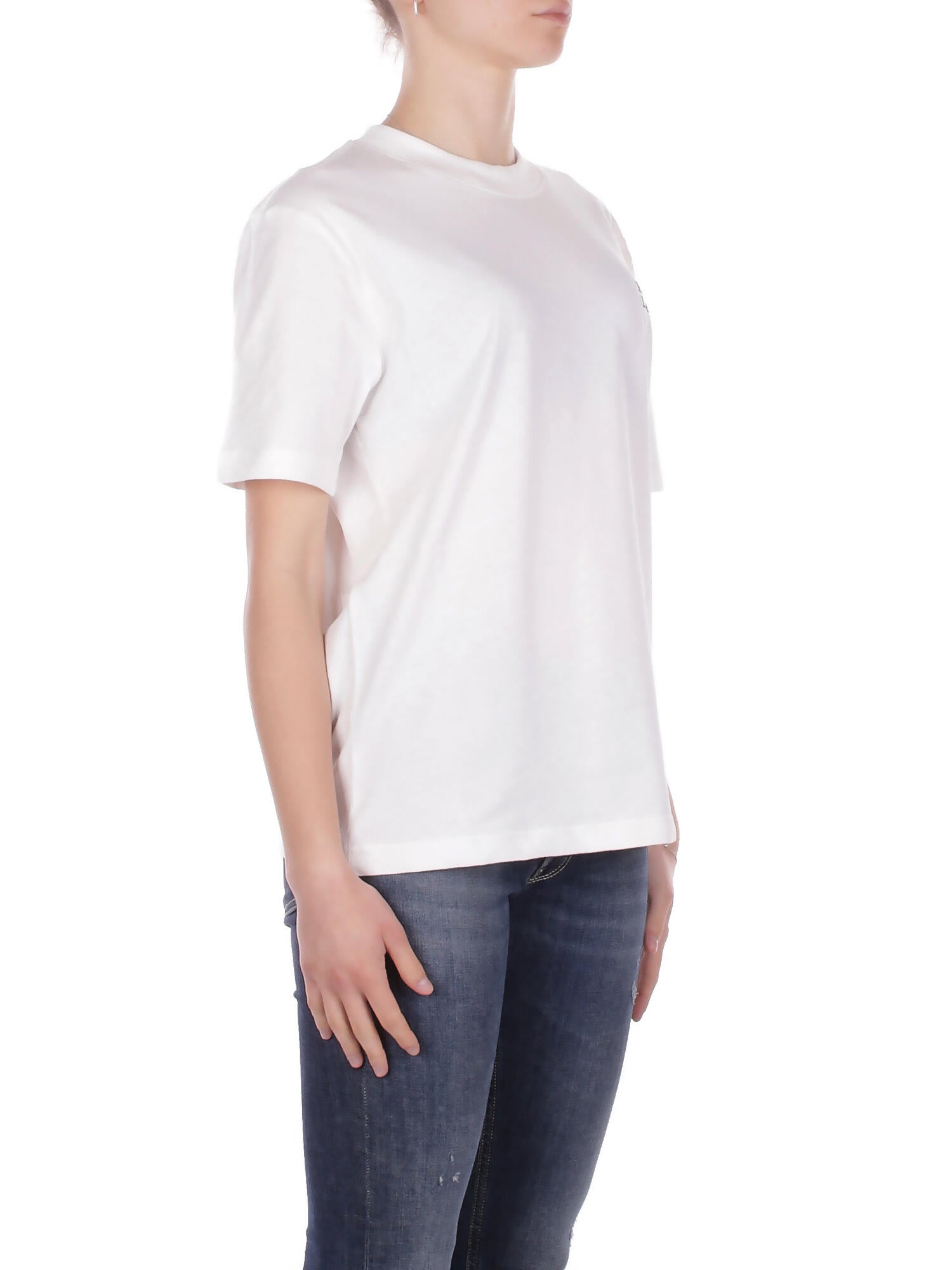 BARROW Unisex T-shirt S6BWUATH087 412 Jersey t-shirt Panna