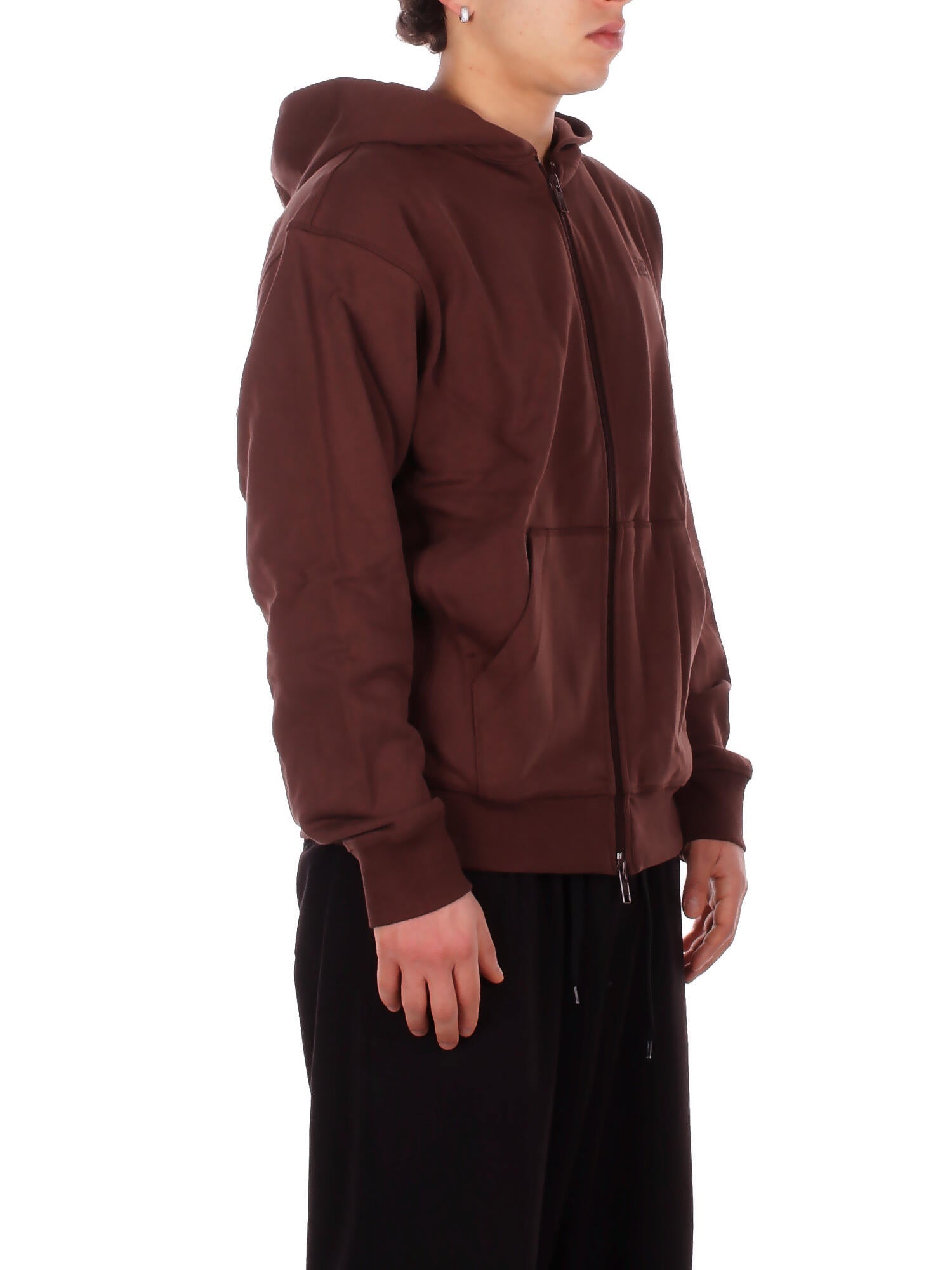 NEW BALANCE Unisex Felpa MJ53506 ABJ Athletics french terry full zi Brown