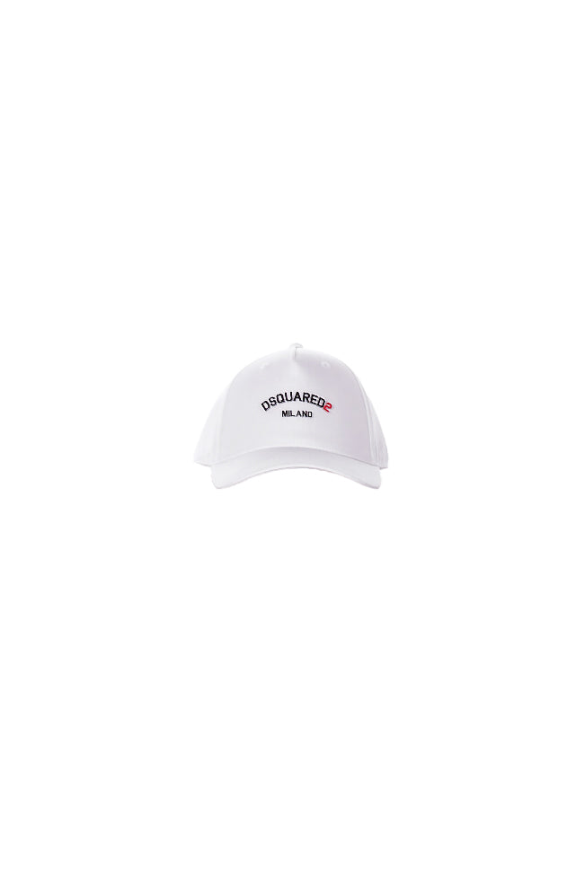 DSQUARED2 Unisex Junior Cappello DQ3255 D00YT DQ100 D2f270u Bianco