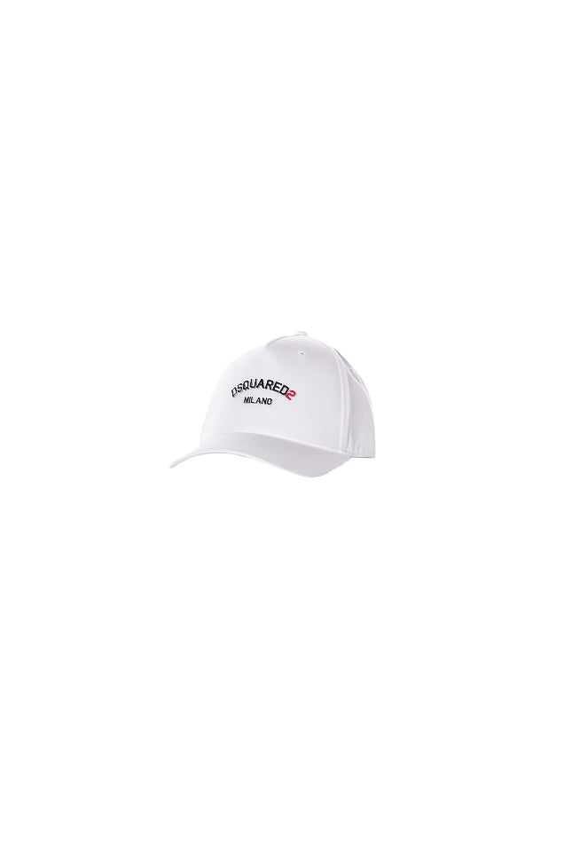 DSQUARED2 Unisex Junior Cappello DQ3255 D00YT DQ100 D2f270u Bianco