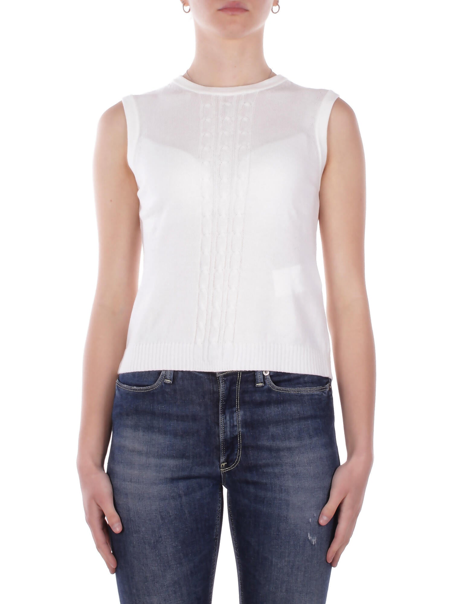 MAX MARA Donna Canotta 2616361117600 001 Mml carta Bianco