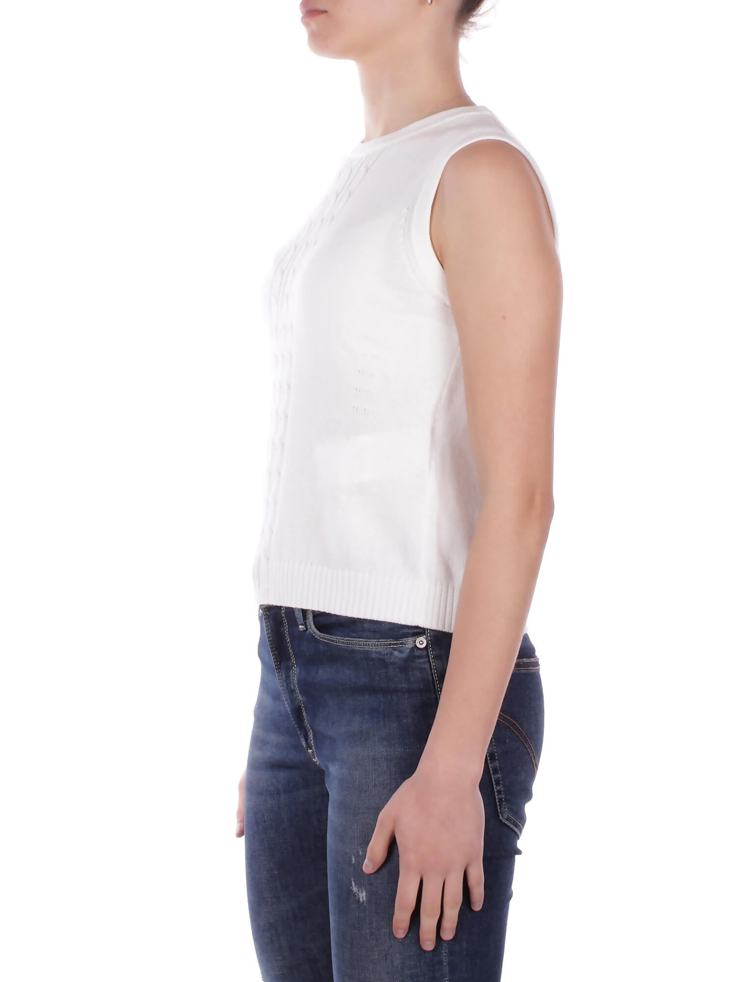 MAX MARA Donna Canotta 2616361117600 001 Mml carta Bianco