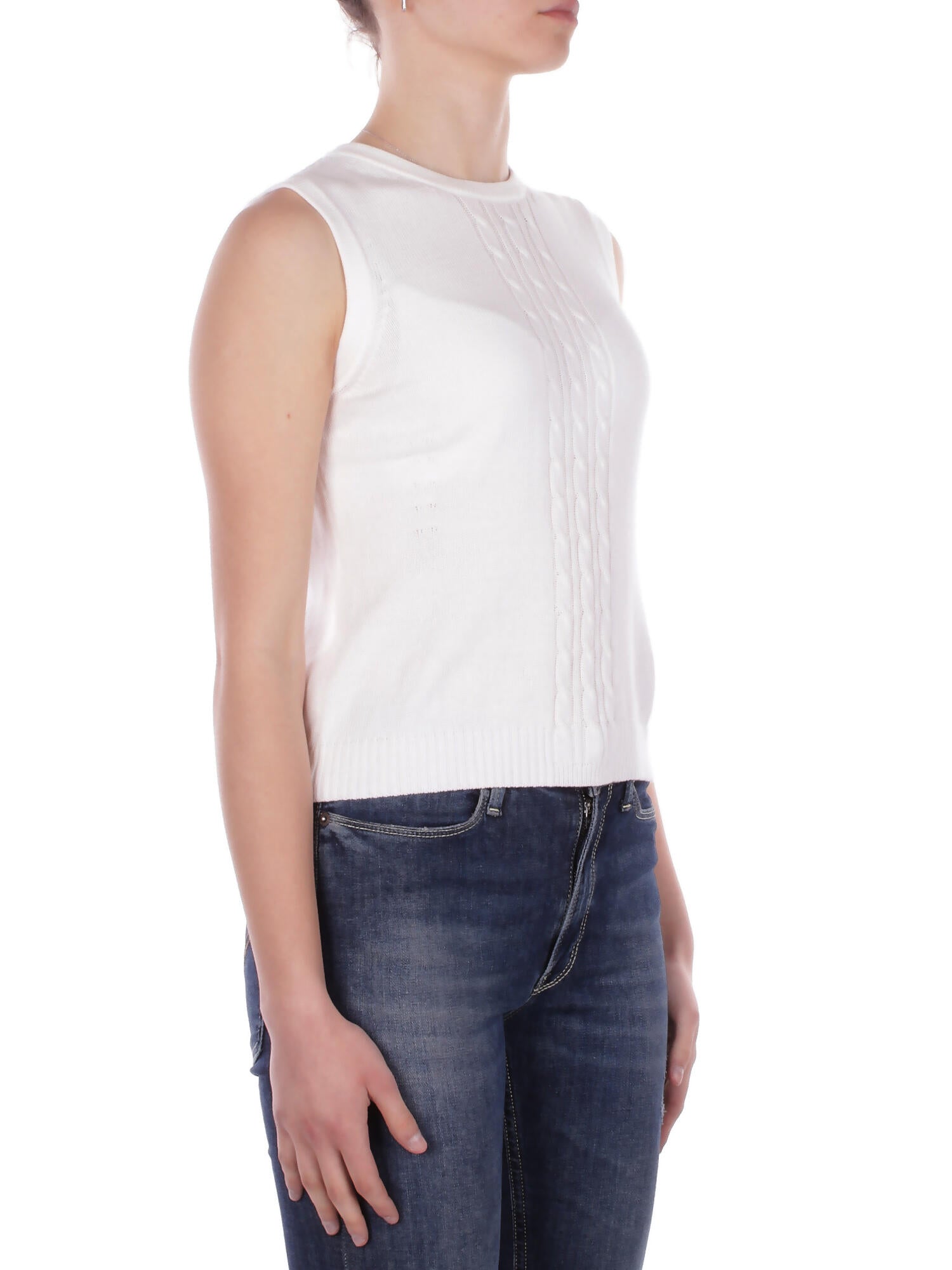 MAX MARA Donna Canotta 2616361117600 001 Mml carta Bianco