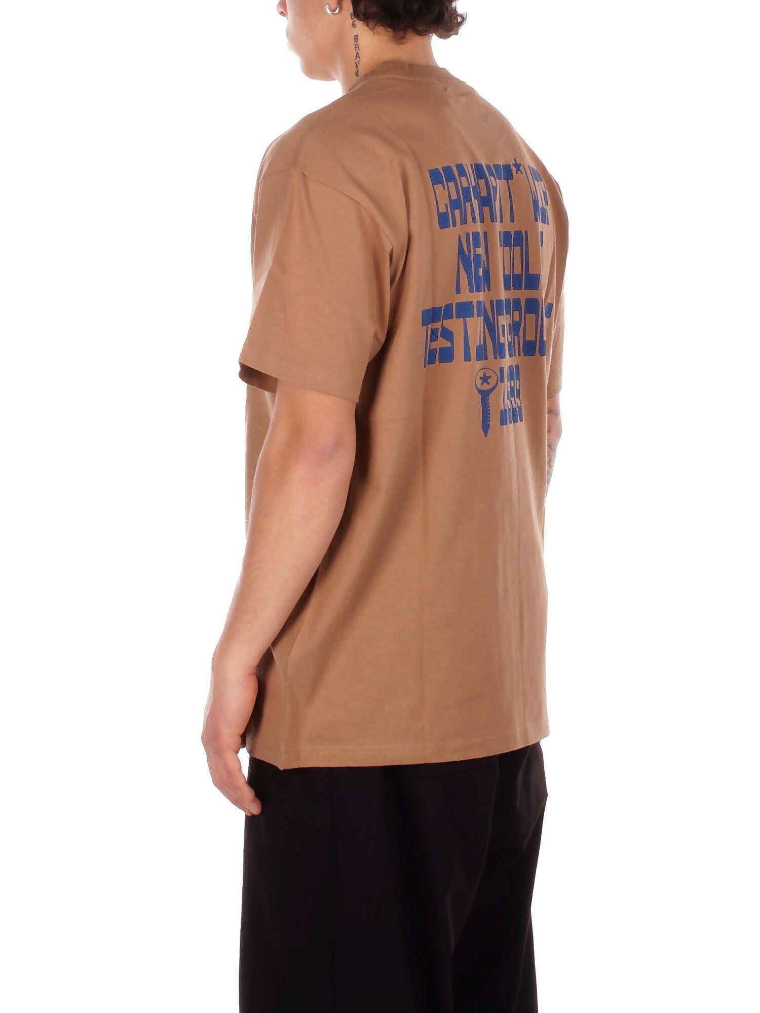 CARHARTT WIP Uomo T-shirt I036231 2FSXX S\s blocks t-shirt Peanut