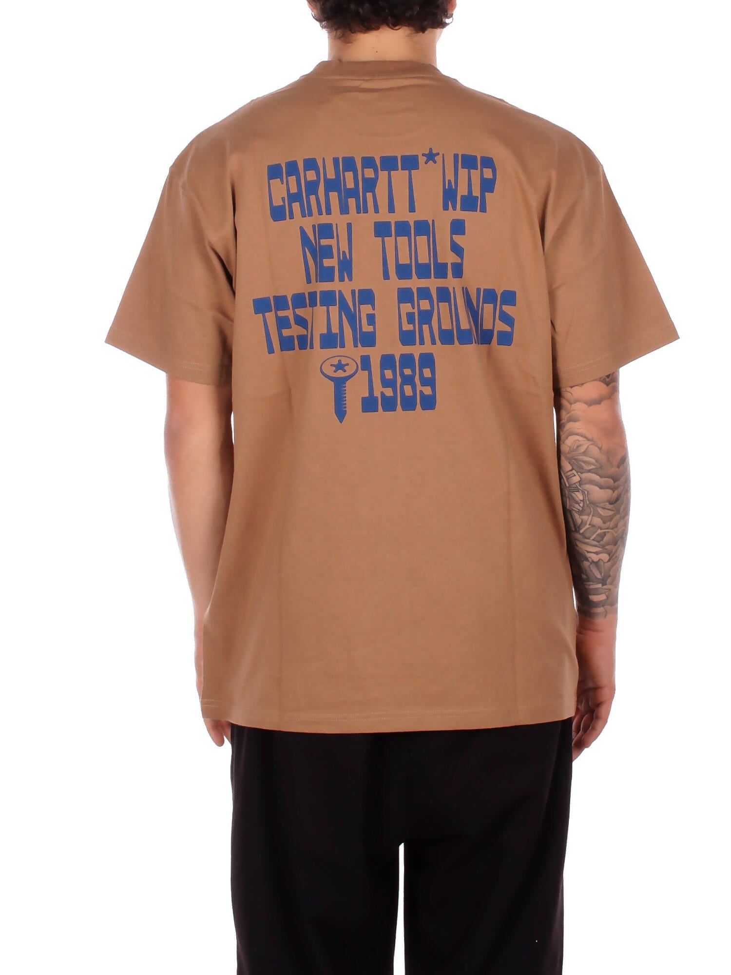CARHARTT WIP Uomo T-shirt I036231 2FSXX S\s blocks t-shirt Peanut
