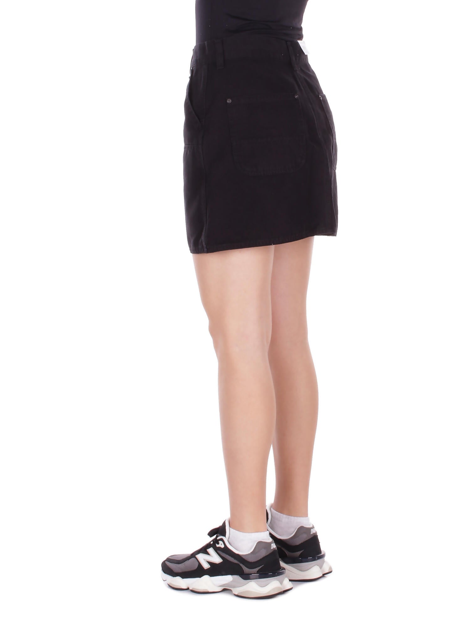 CARHARTT WIP Donna Gonna I034836 8906 W' maeve knee skirt hubbard Black stone