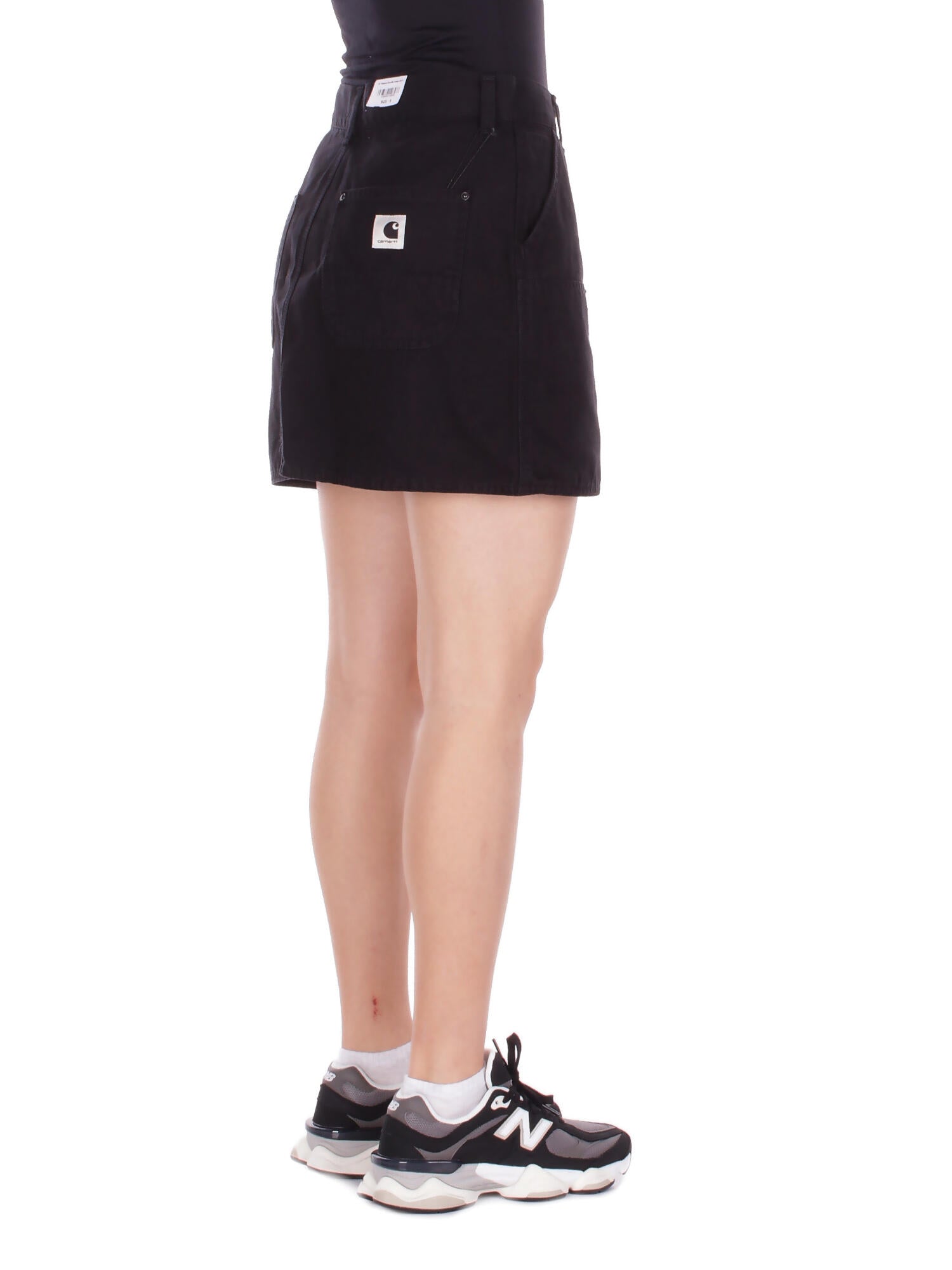 CARHARTT WIP Donna Gonna I034836 8906 W' maeve knee skirt hubbard Black stone