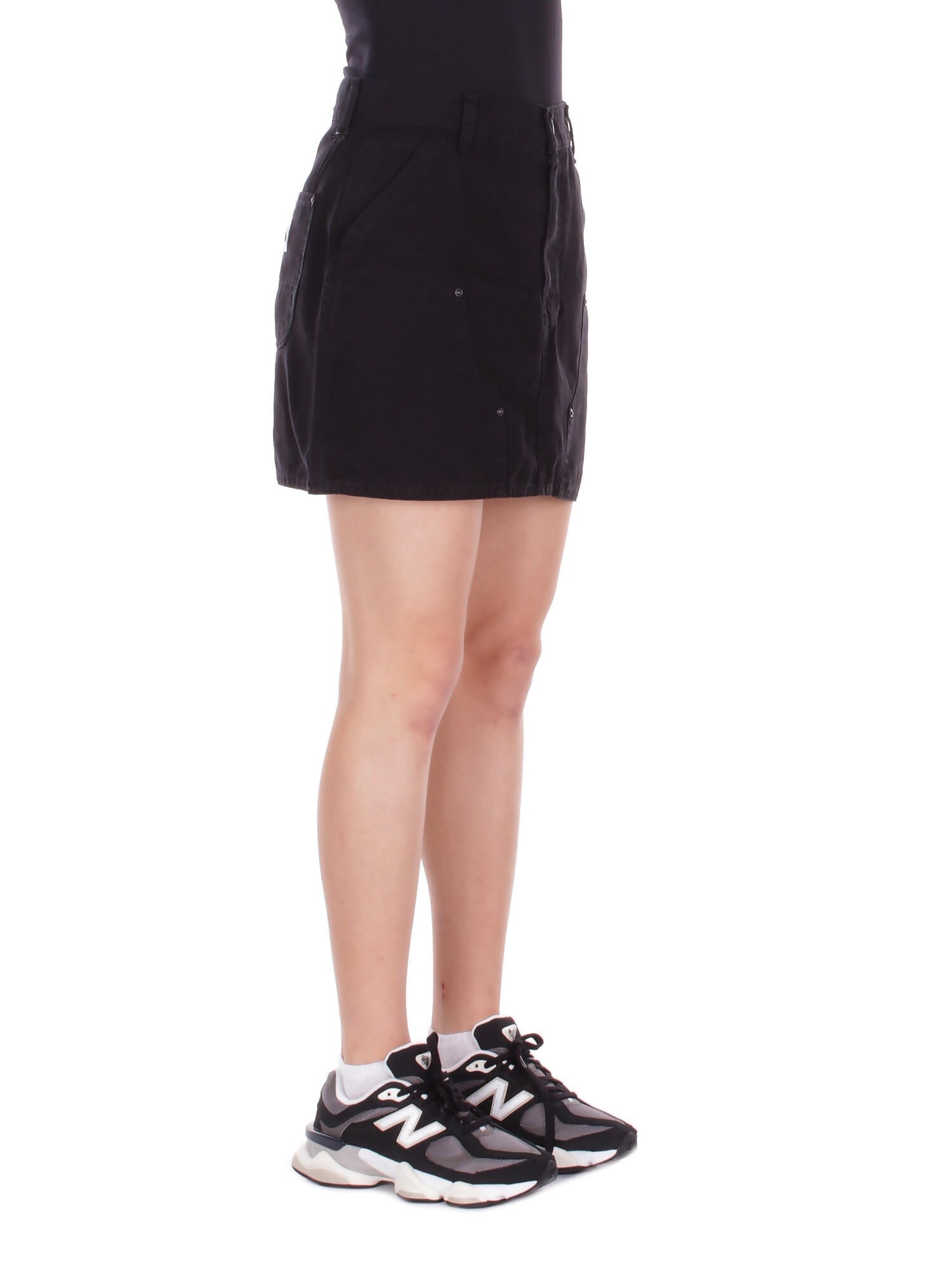 CARHARTT WIP Donna Gonna I034836 8906 W' maeve knee skirt hubbard Black stone