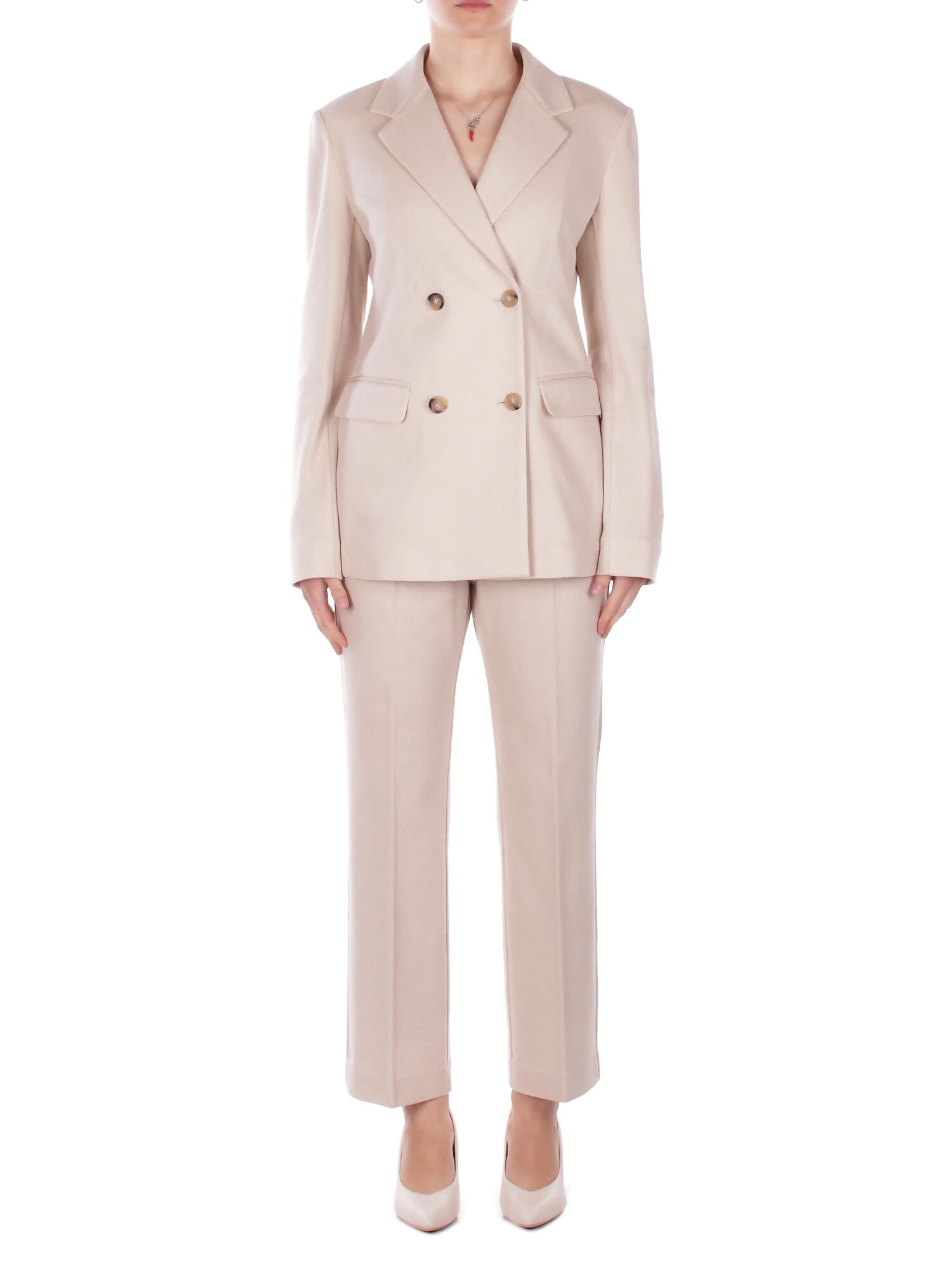MAX MARA Donna Giacca 2616911097600 001 Mml rotondo Panna
