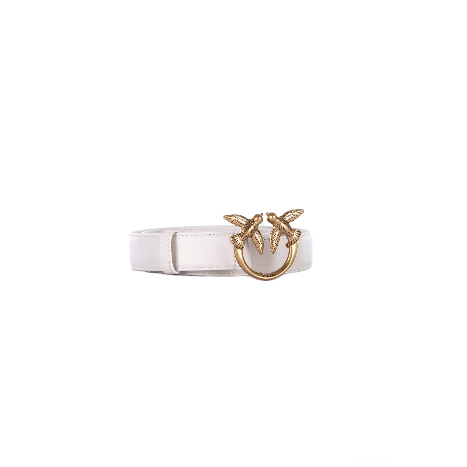 PINKO Donna Cintura 100125A0F1 Z14Q Love berry h3 belt bianco Seta