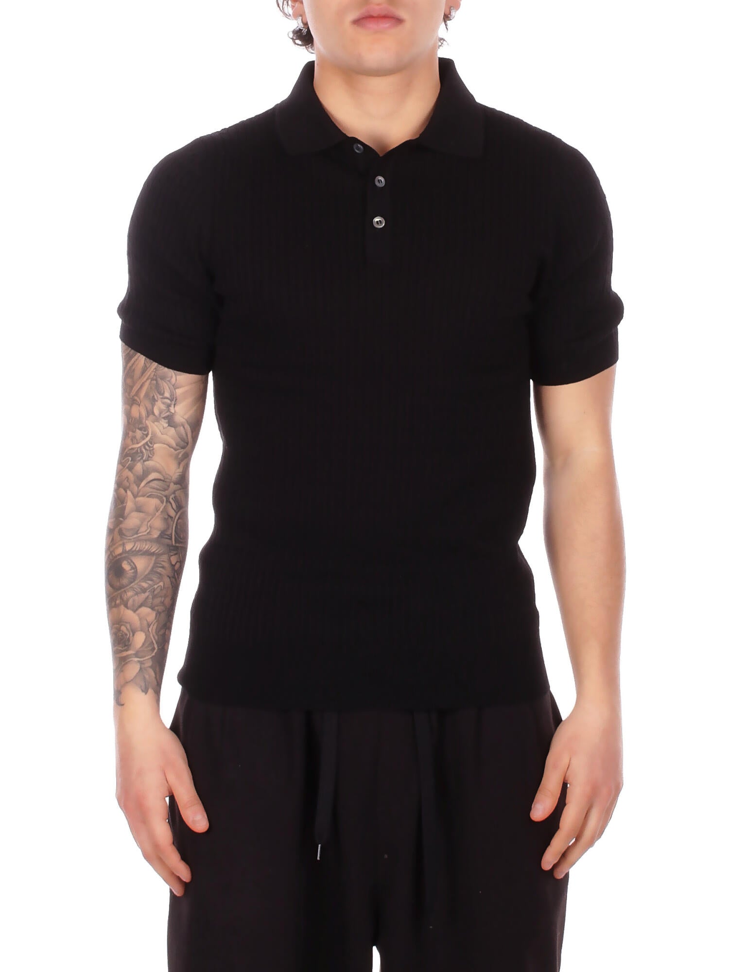 TAGLIATORE Uomo Polo KARTGSE2601 099 Polo abito Nero