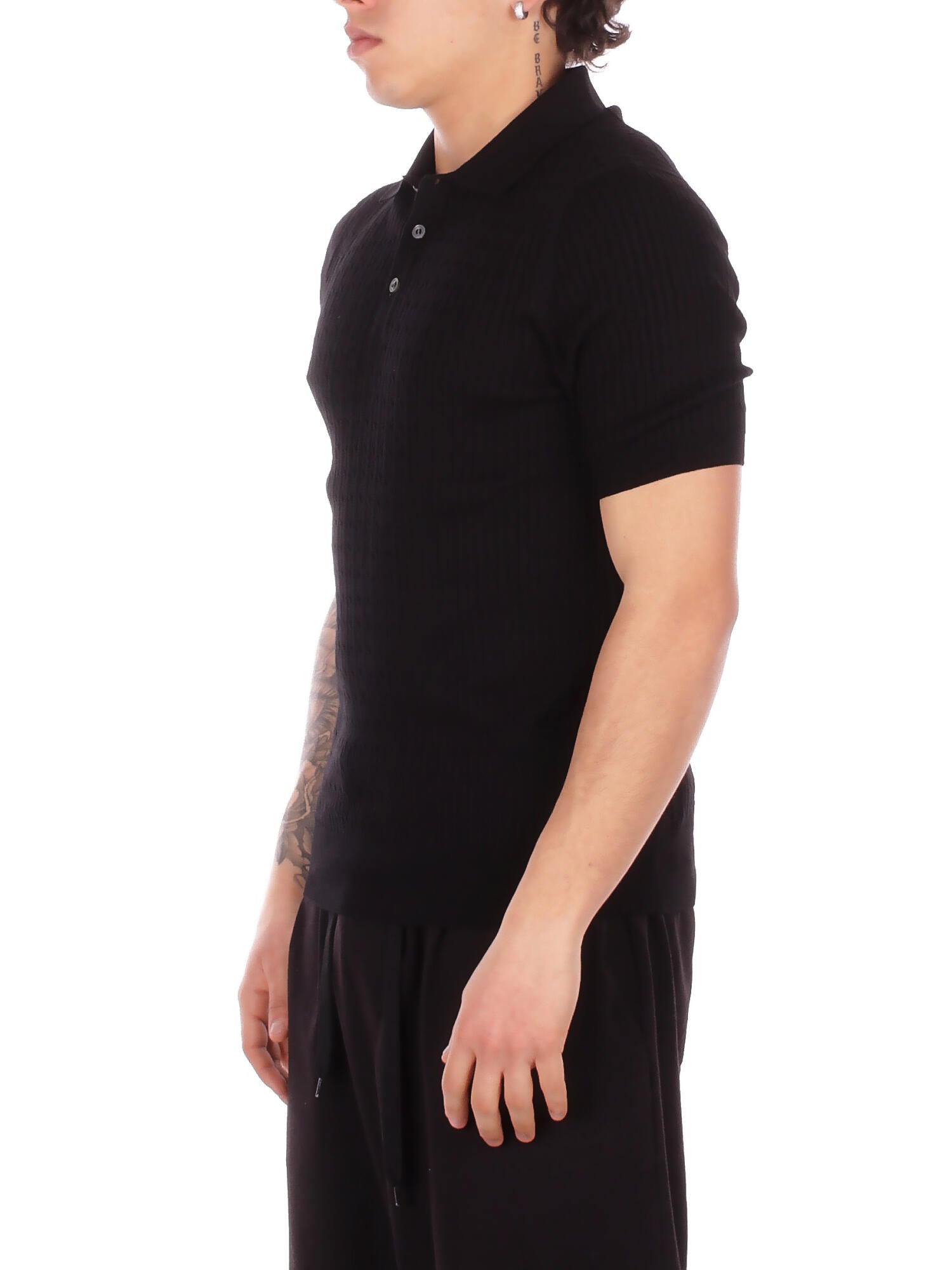 TAGLIATORE Uomo Polo KARTGSE2601 099 Polo abito Nero