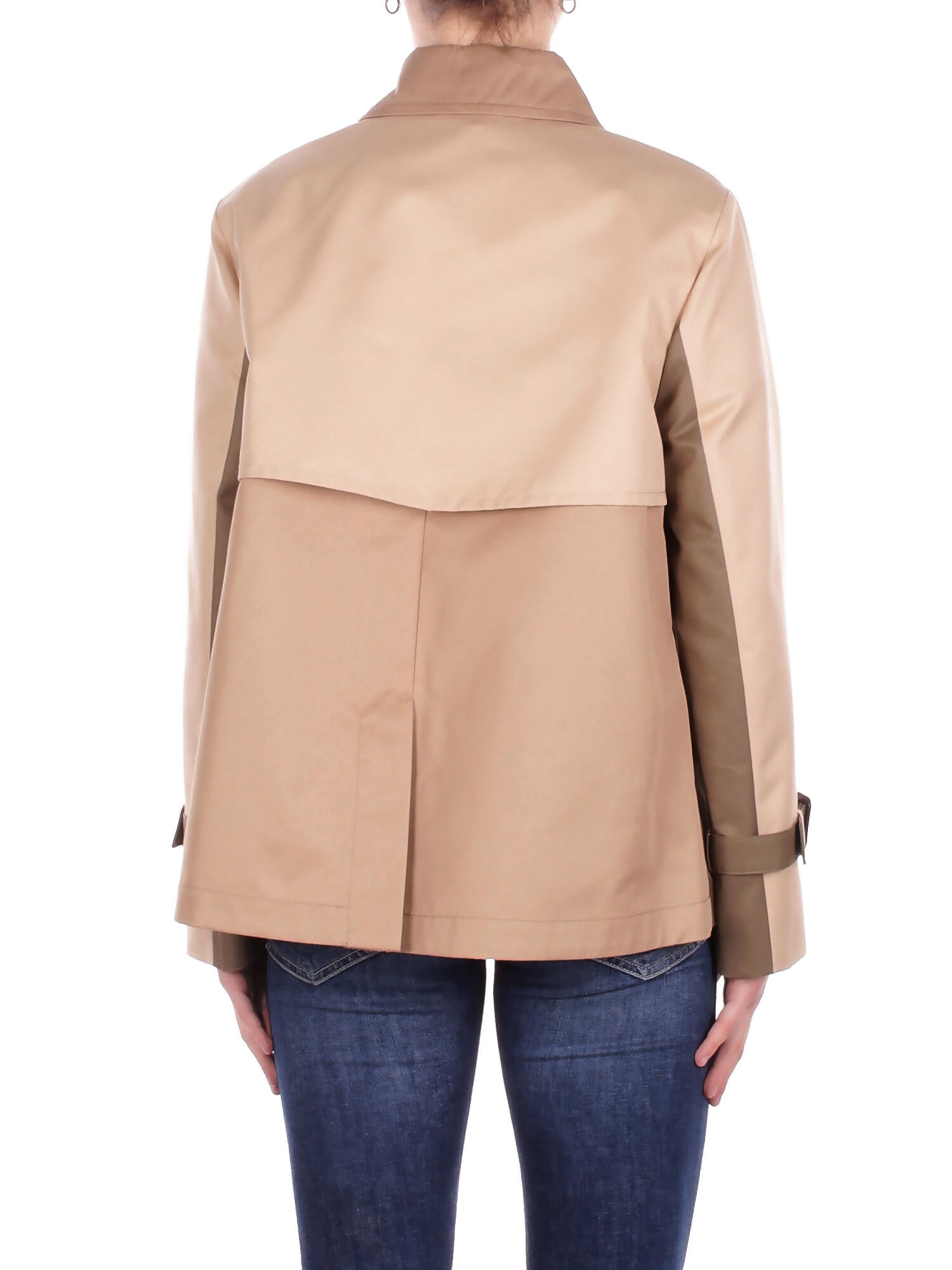 MAX MARA Donna Giubbotto 2615021051600 029 Wkd biglia impermeabile Fango