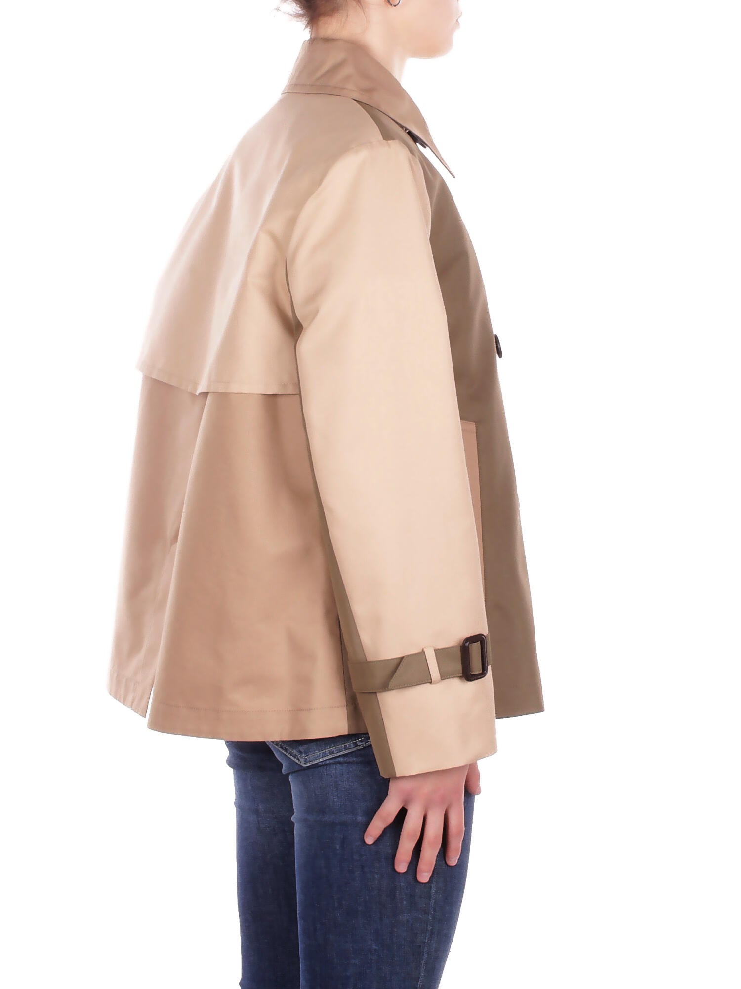 MAX MARA Donna Giubbotto 2615021051600 029 Wkd biglia impermeabile Fango