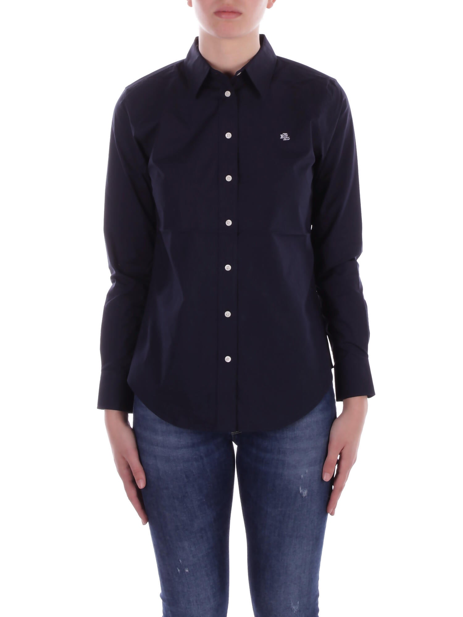 RALPH LAUREN Donna Camicia 200684553 003 Jamelko long sleeve shirt Navy