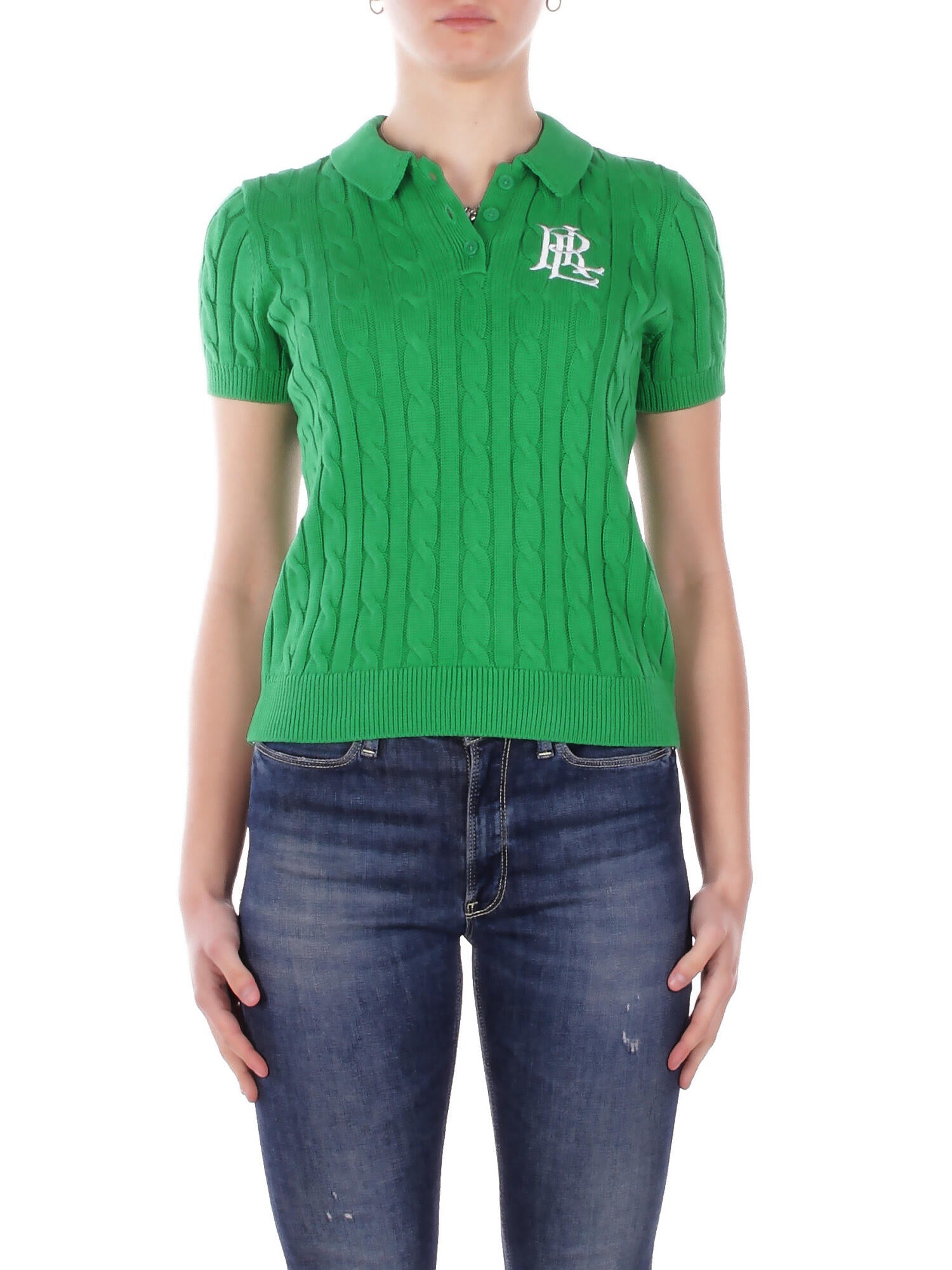 RALPH LAUREN Donna Maglia 200932224 015 Natrissa short sleeve pullover Verde