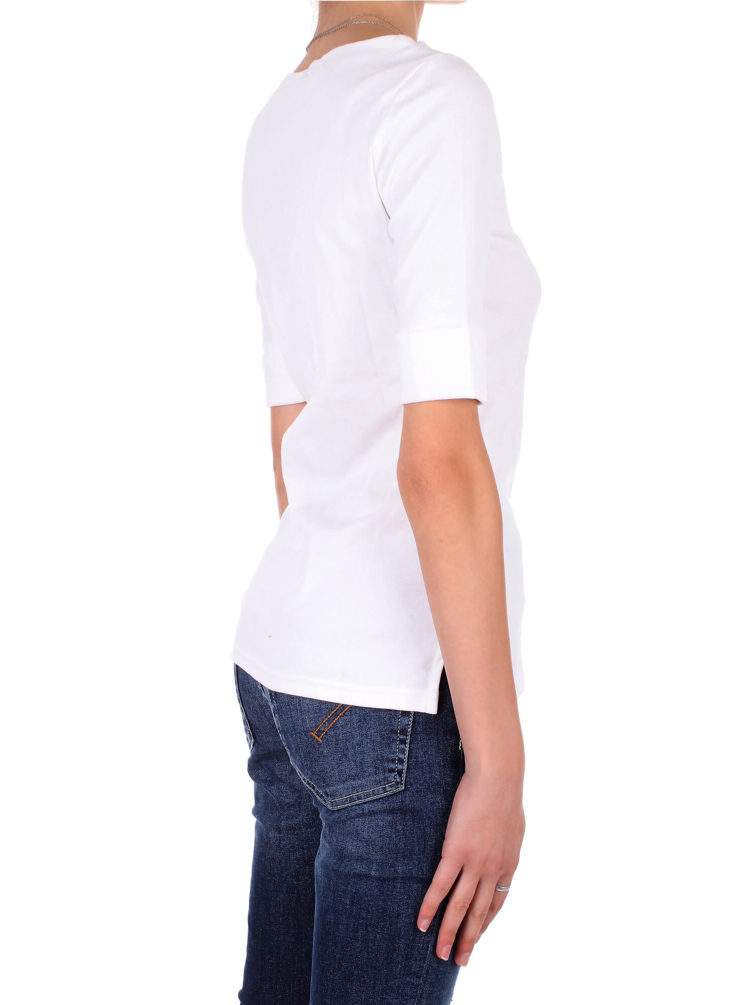 RALPH LAUREN Donna Maglia 200654963 007 Judy elbow sleeve knit White