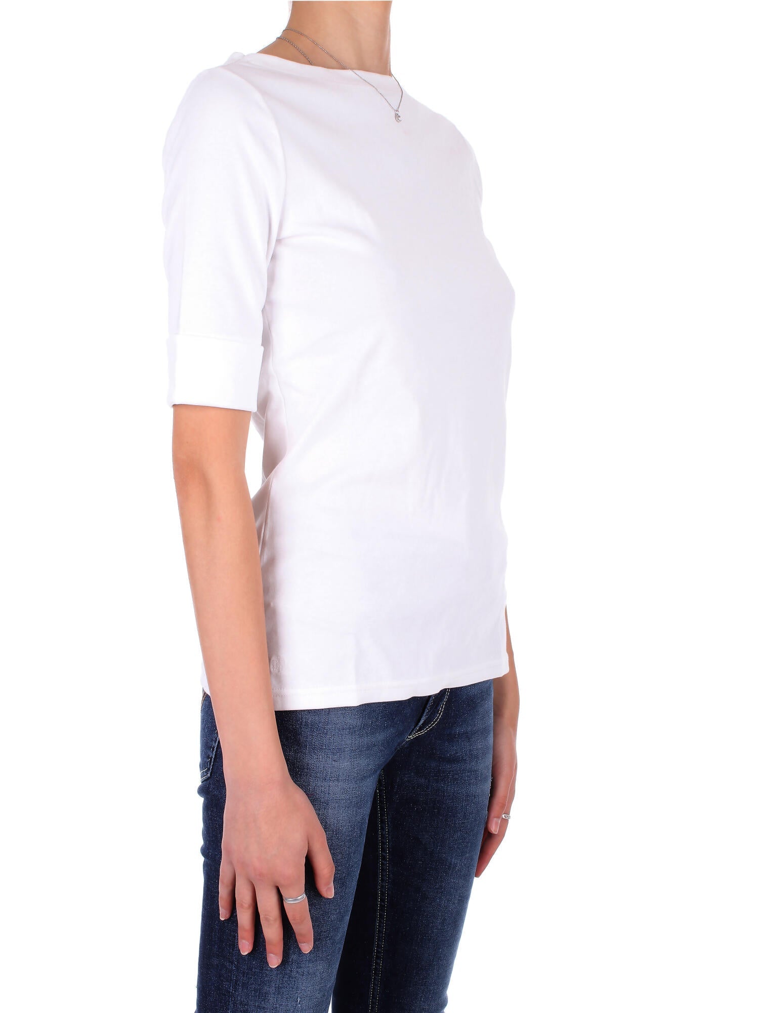RALPH LAUREN Donna Maglia 200654963 007 Judy elbow sleeve knit White