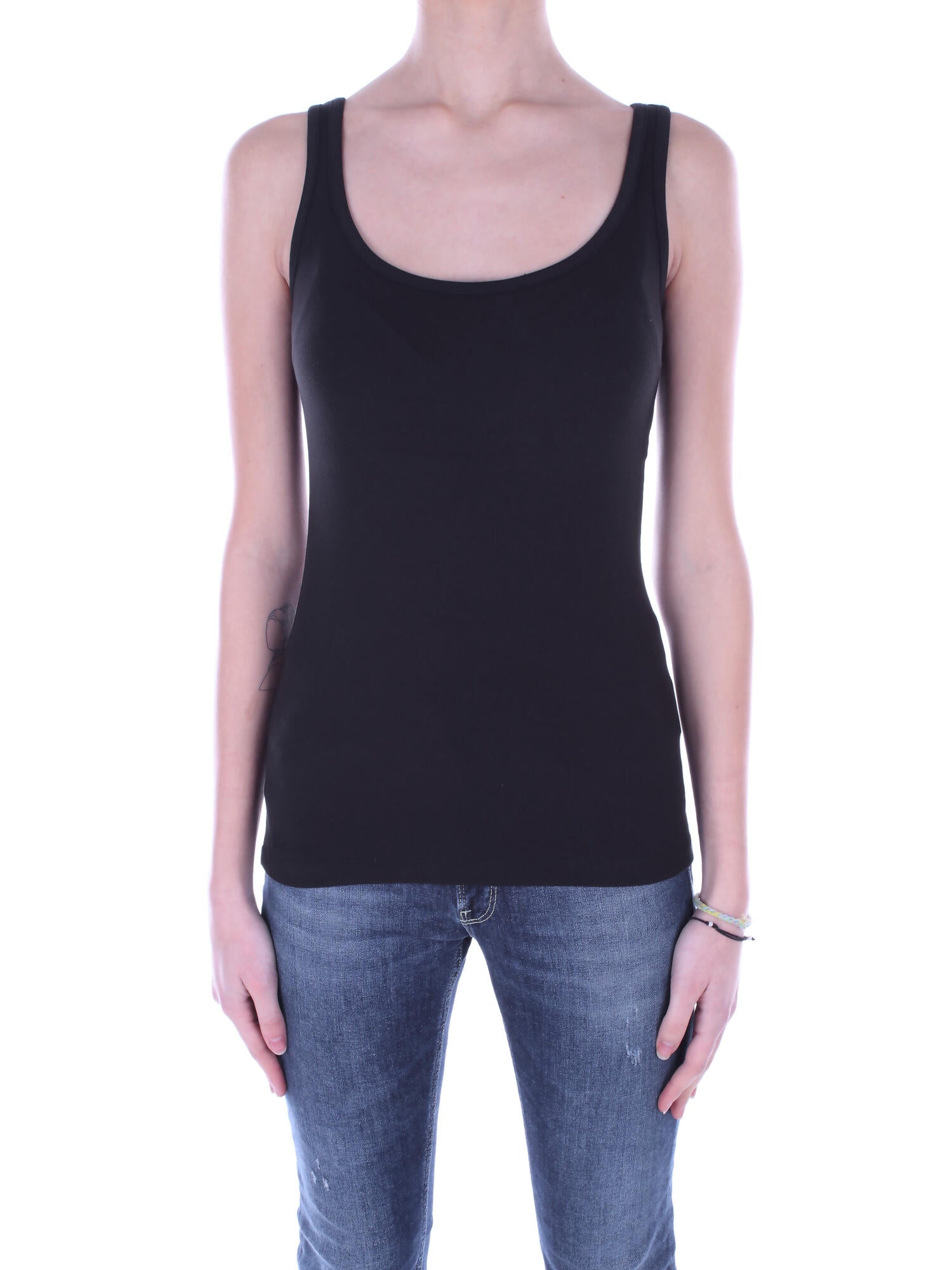 RALPH LAUREN Donna Canotta 200704777 005 Kelly sleeveless Black