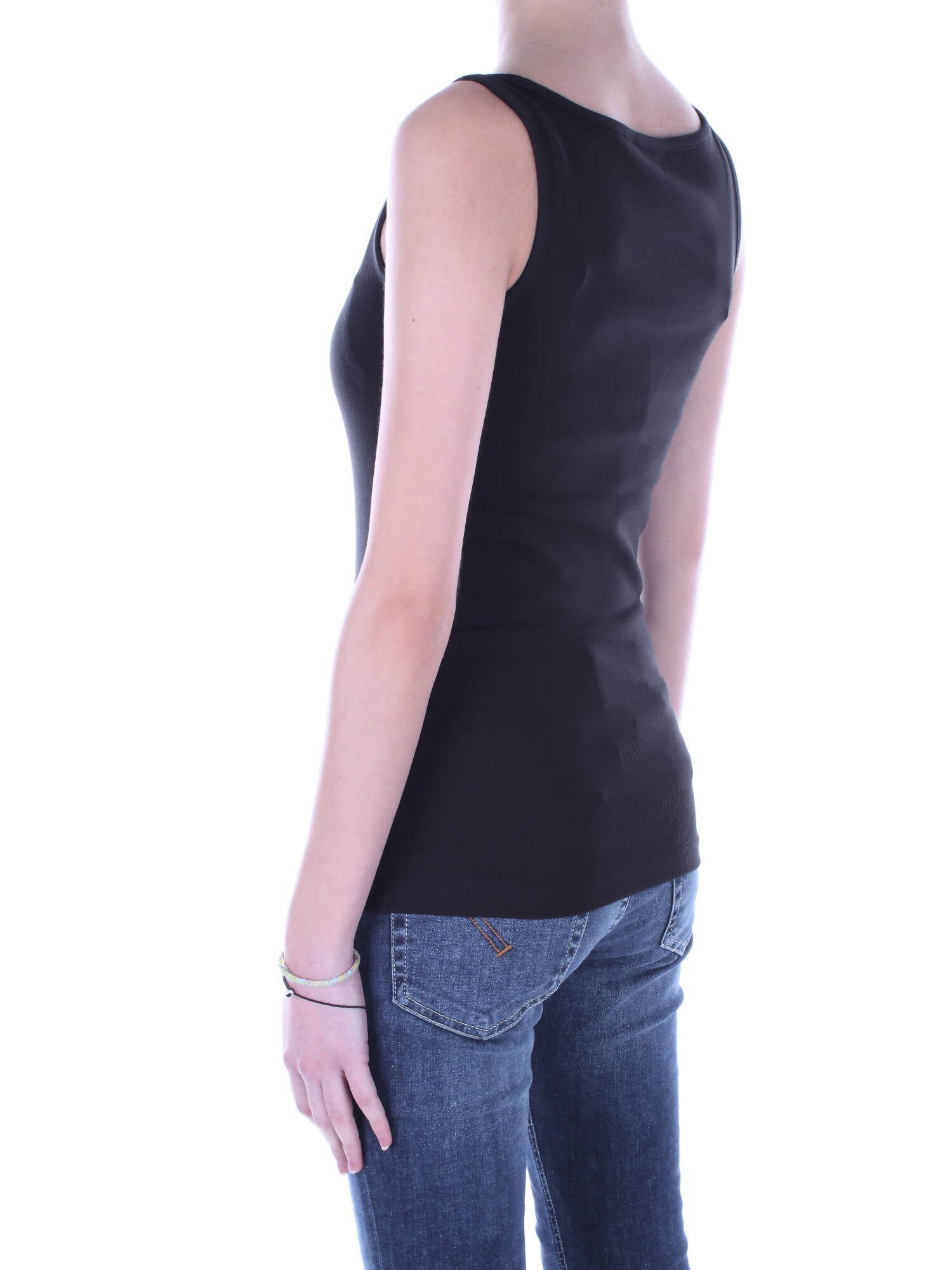 RALPH LAUREN Donna Canotta 200704777 005 Kelly sleeveless Black