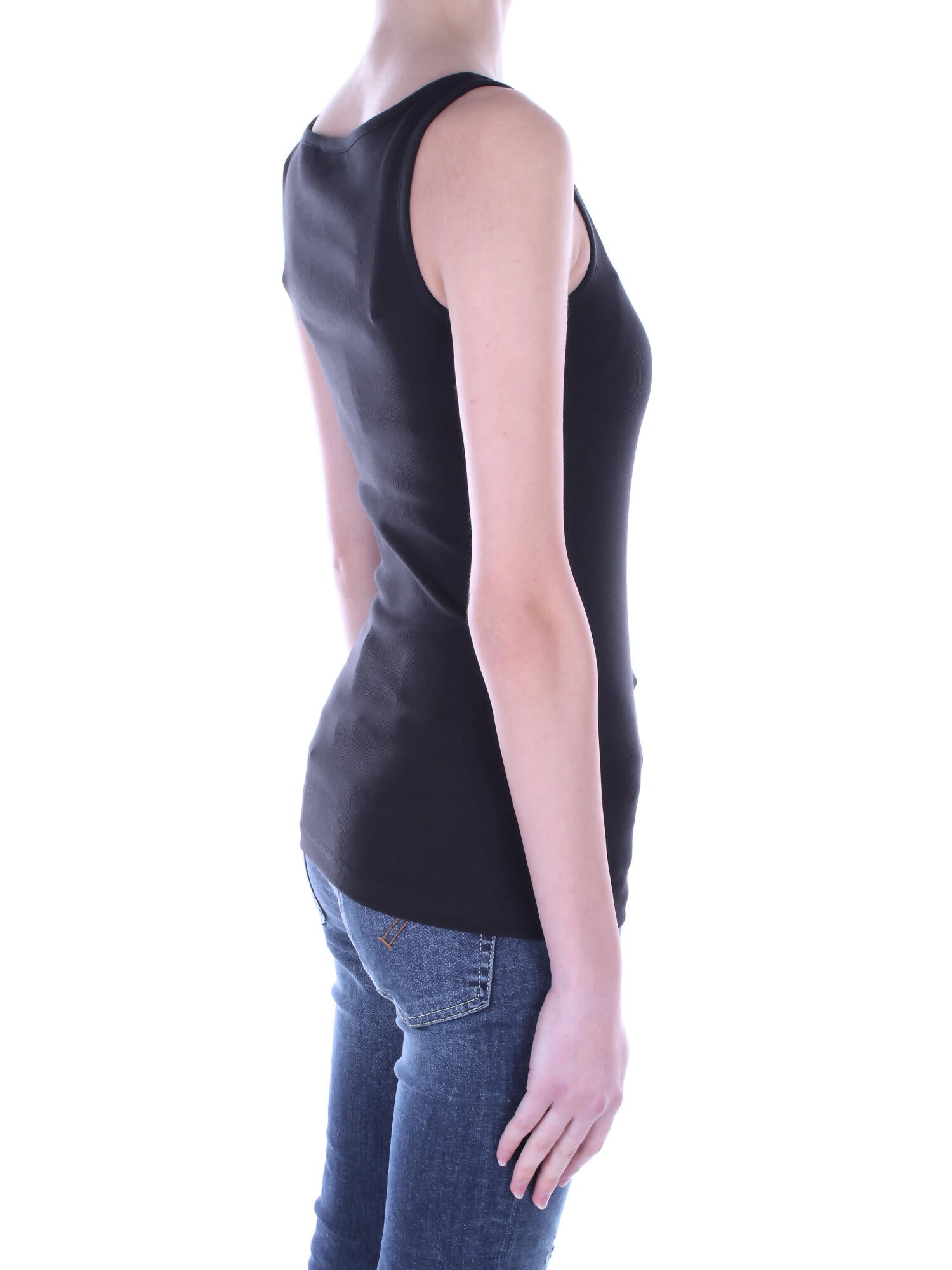 RALPH LAUREN Donna Canotta 200704777 005 Kelly sleeveless Black
