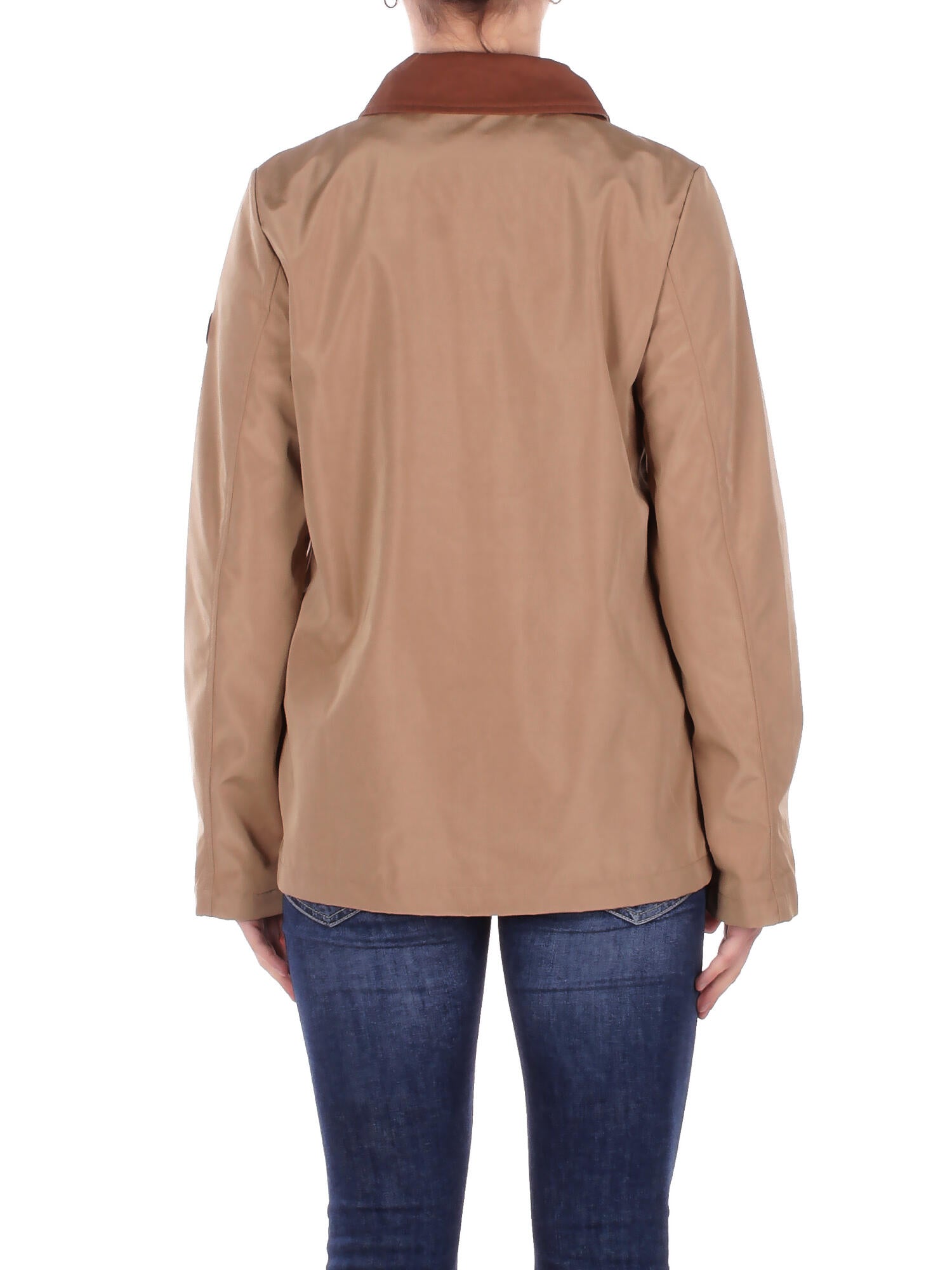 RALPH LAUREN Donna Giubbotto 297P10884 001 Bnd sh jt sb unlined coat Tan