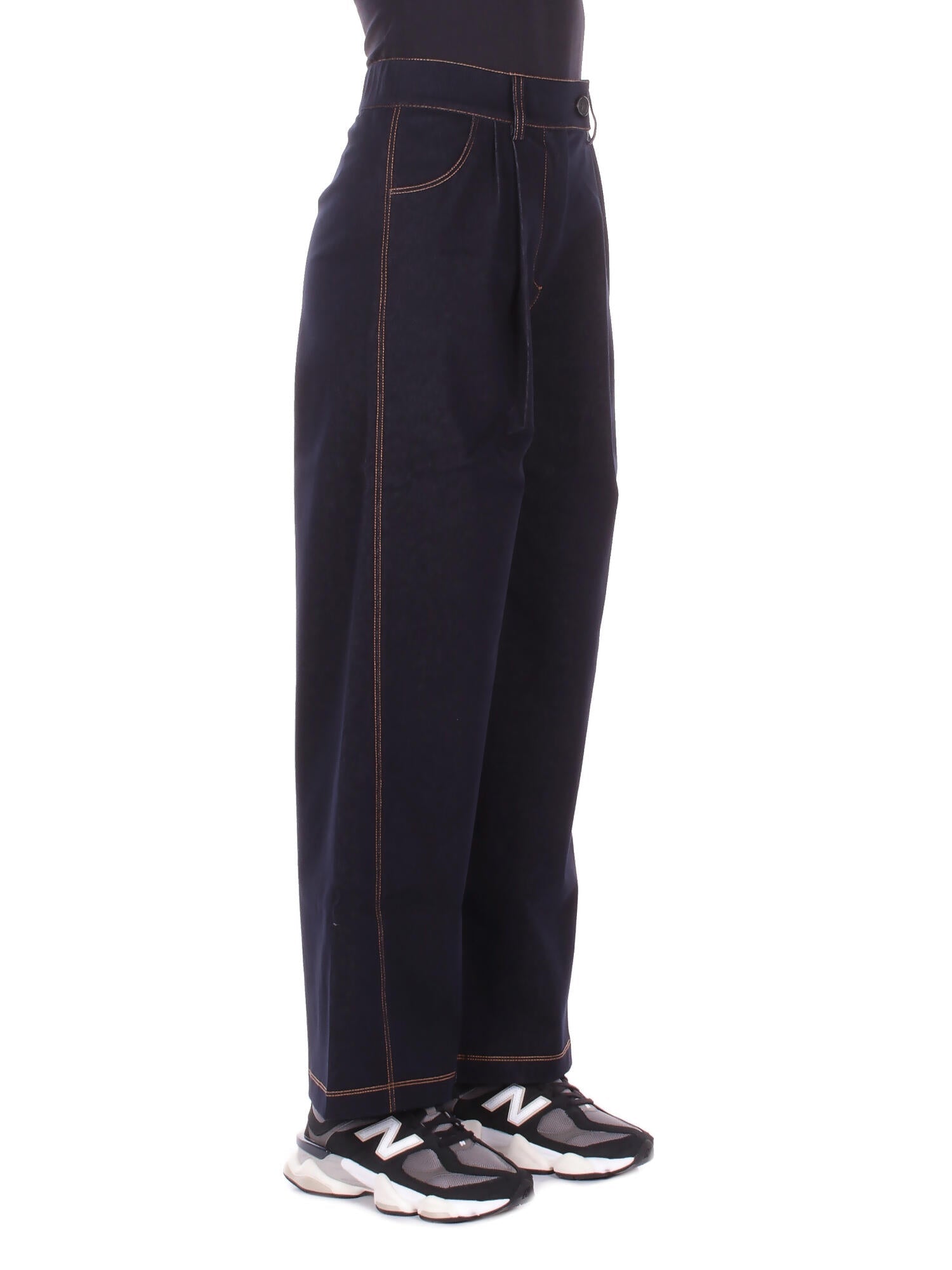 MAX MARA Donna Pantalone 2616781017600 003 Mml sarta Blu navy