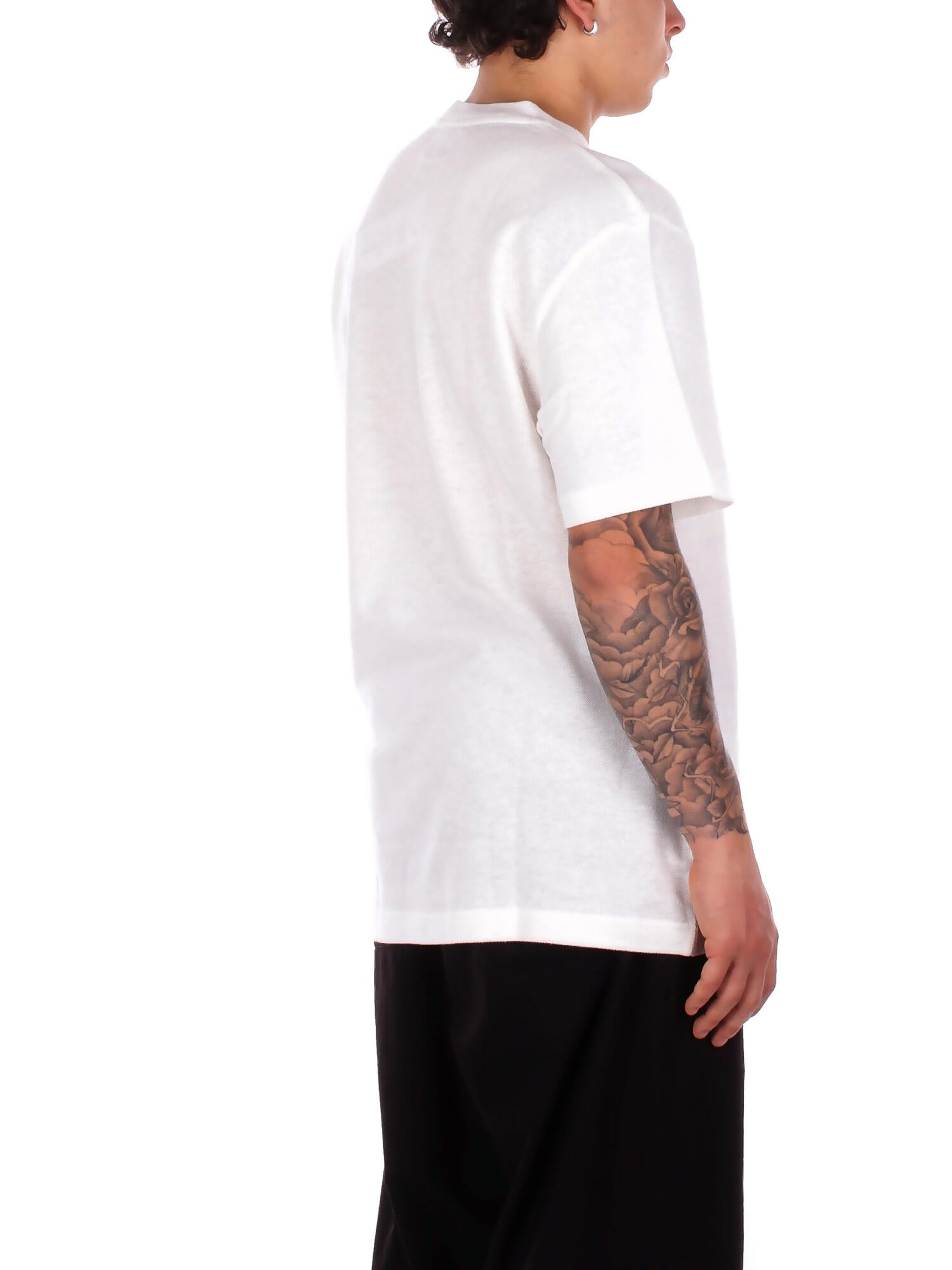 LACOSTE Uomo T-shirt TH0629 70V Tee shirt Farina