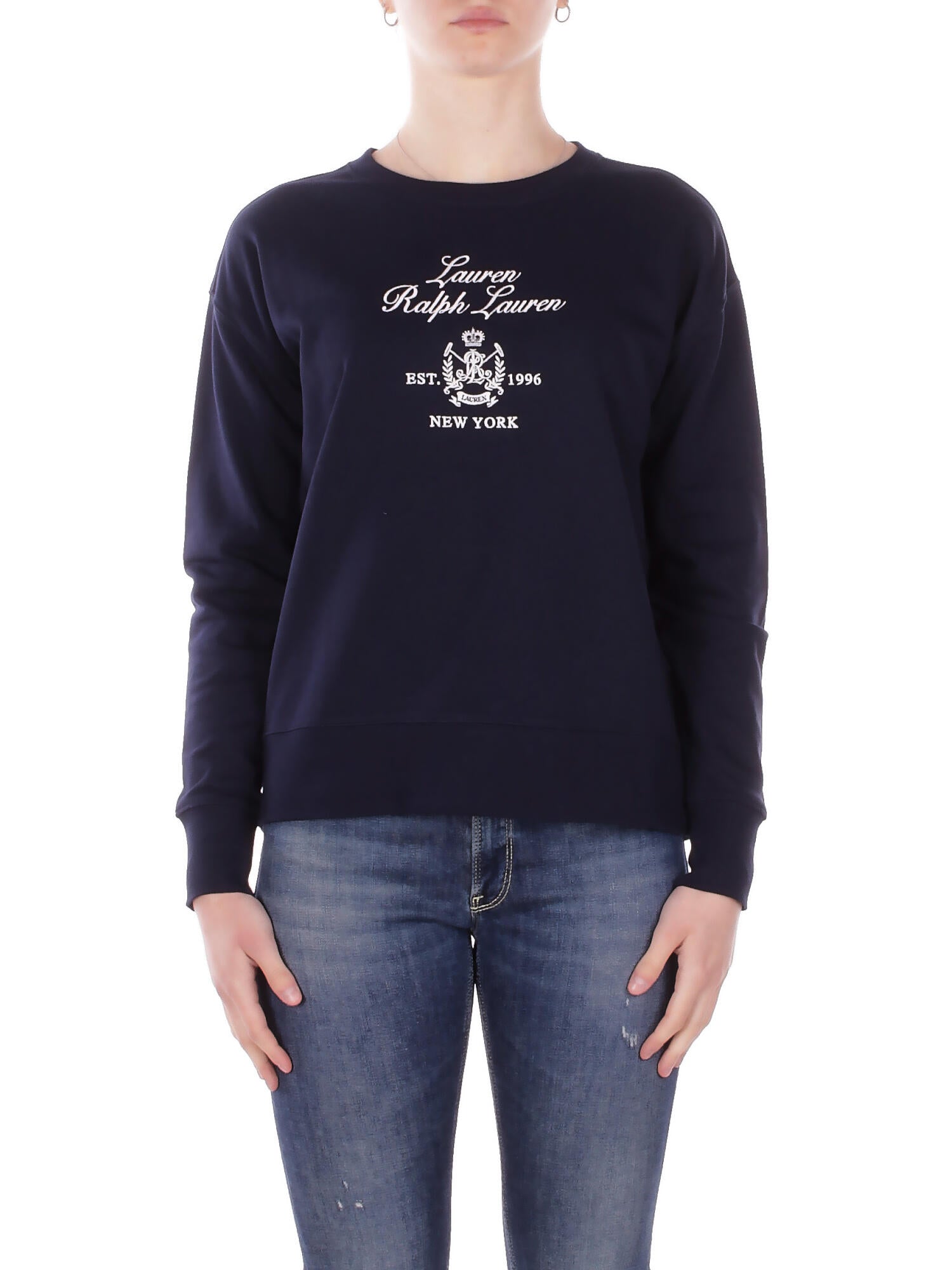 RALPH LAUREN Donna Maglia 200P03726 001 Kappy long sleeve sweatshirt Navy