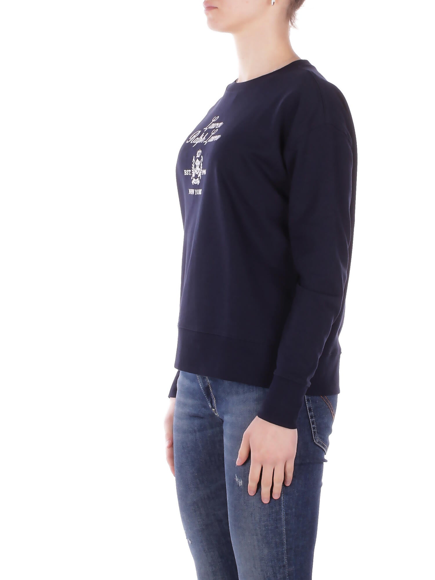 RALPH LAUREN Donna Maglia 200P03726 001 Kappy long sleeve sweatshirt Navy