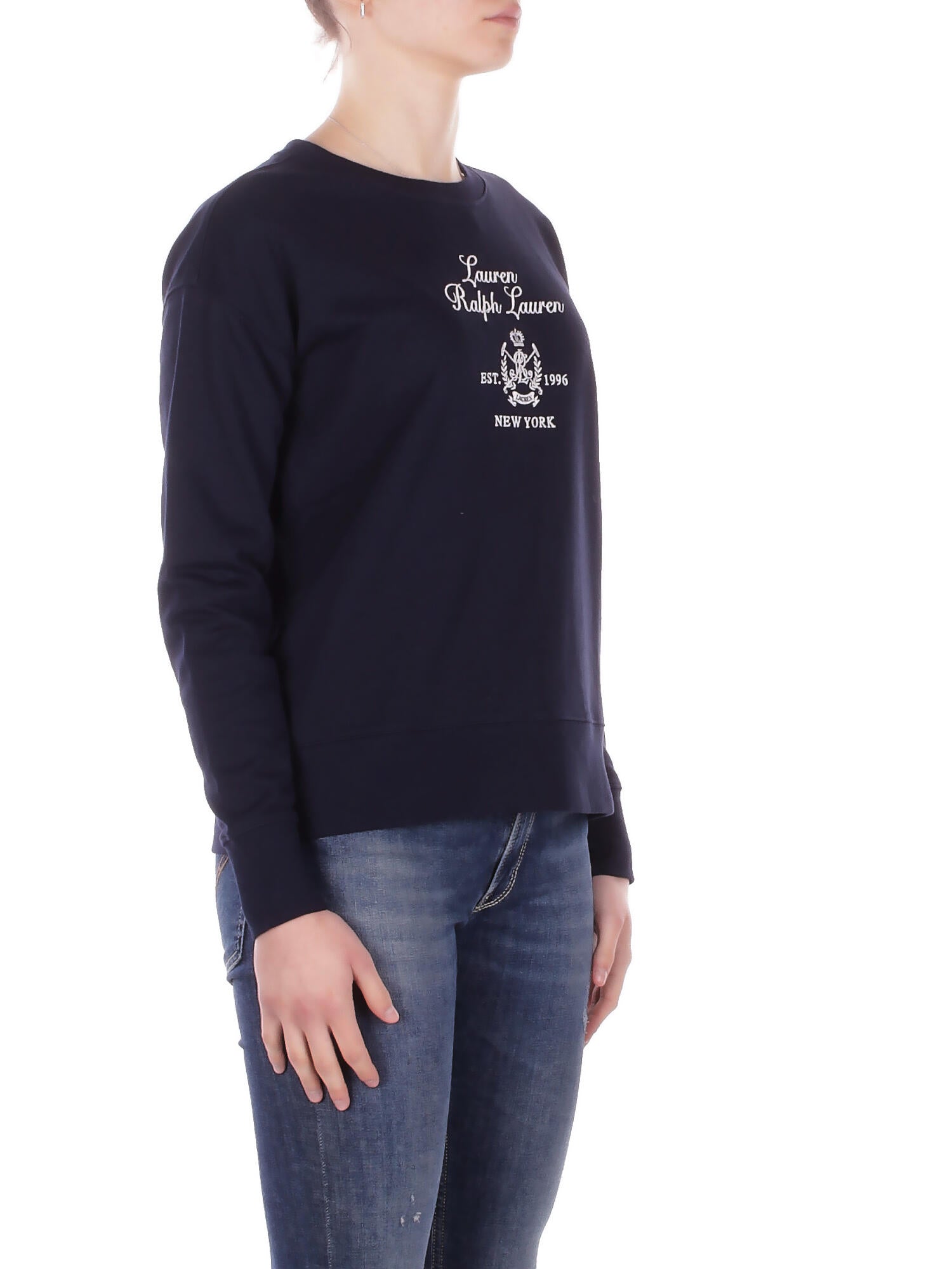RALPH LAUREN Donna Maglia 200P03726 001 Kappy long sleeve sweatshirt Navy
