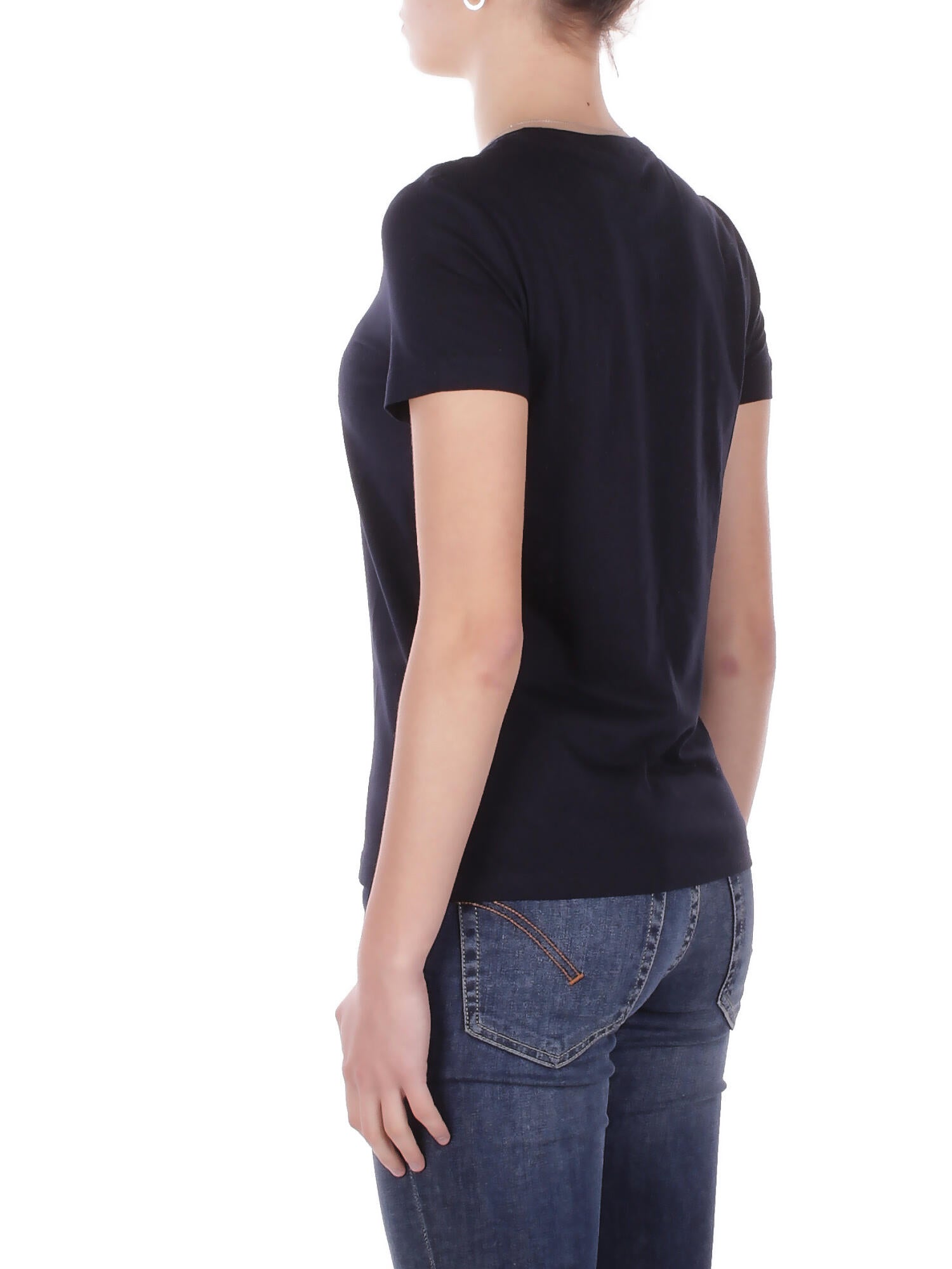 RALPH LAUREN Donna T-shirt 200P03725 001 Katlin short sleeve t -shirt Navy