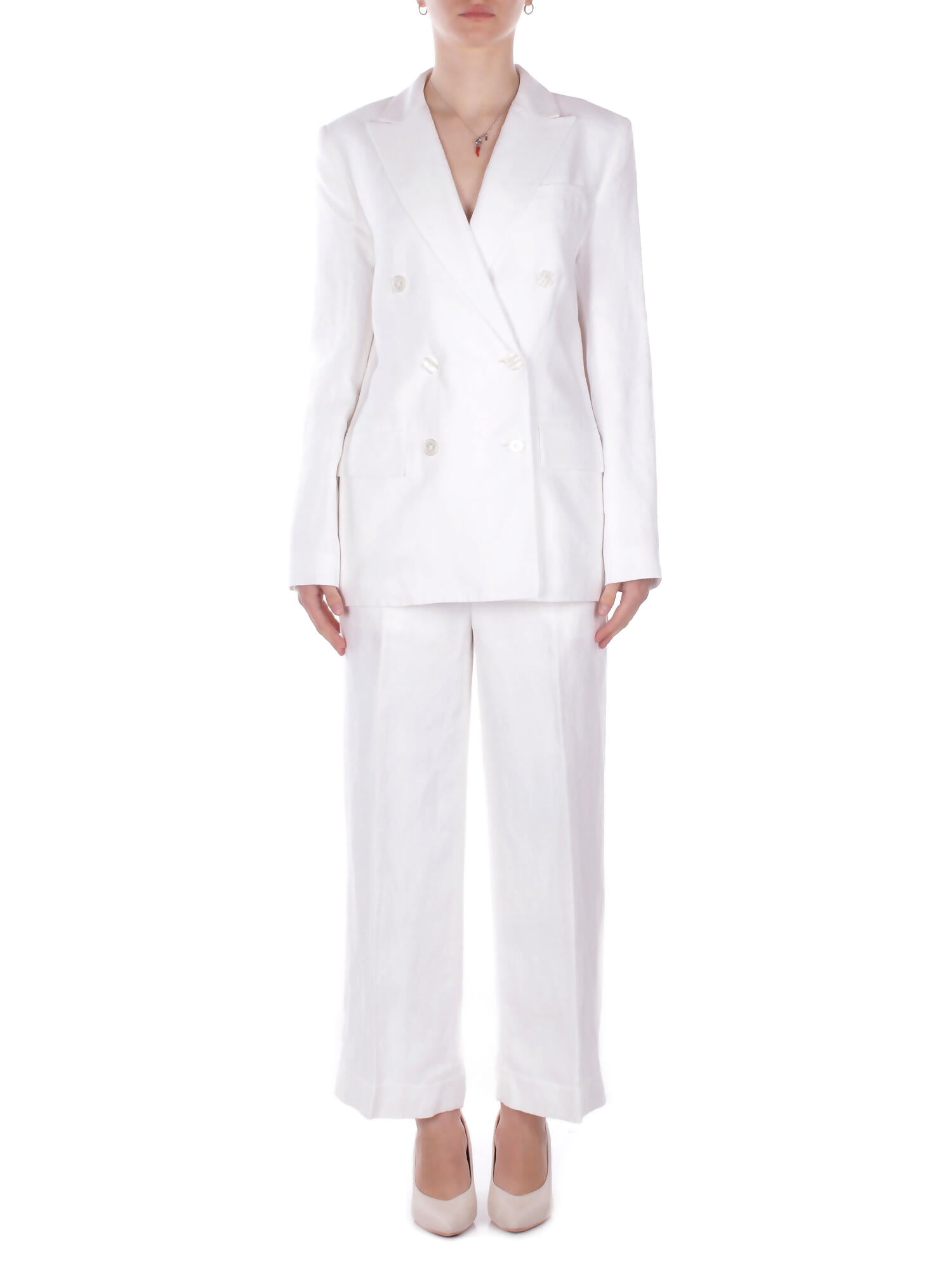 RALPH LAUREN Donna Giacca 200P03657 001 Narain blazer White
