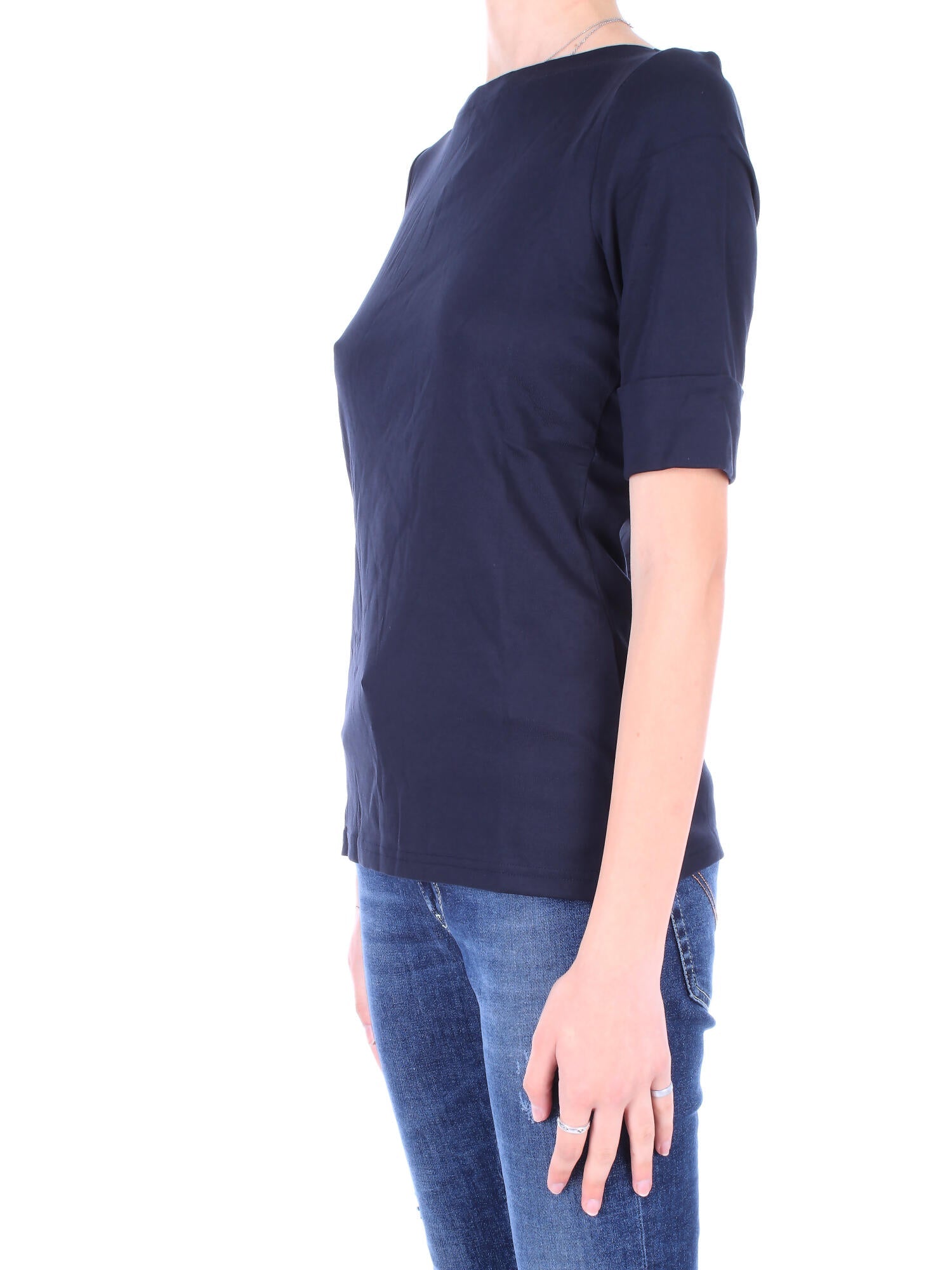 RALPH LAUREN Donna Maglia 200654963 079 Judy elbow sleeve knit Navy