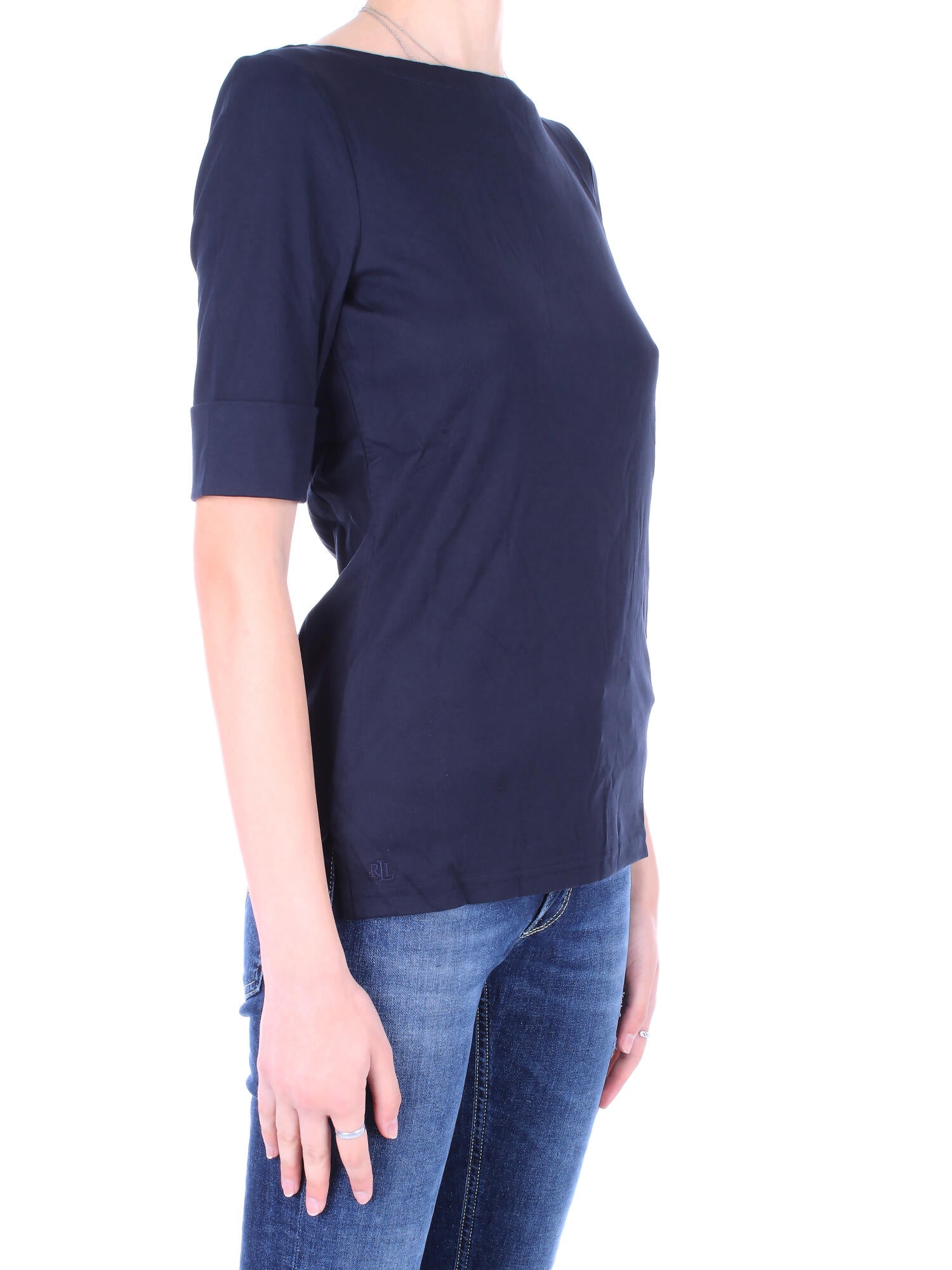 RALPH LAUREN Donna Maglia 200654963 079 Judy elbow sleeve knit Navy