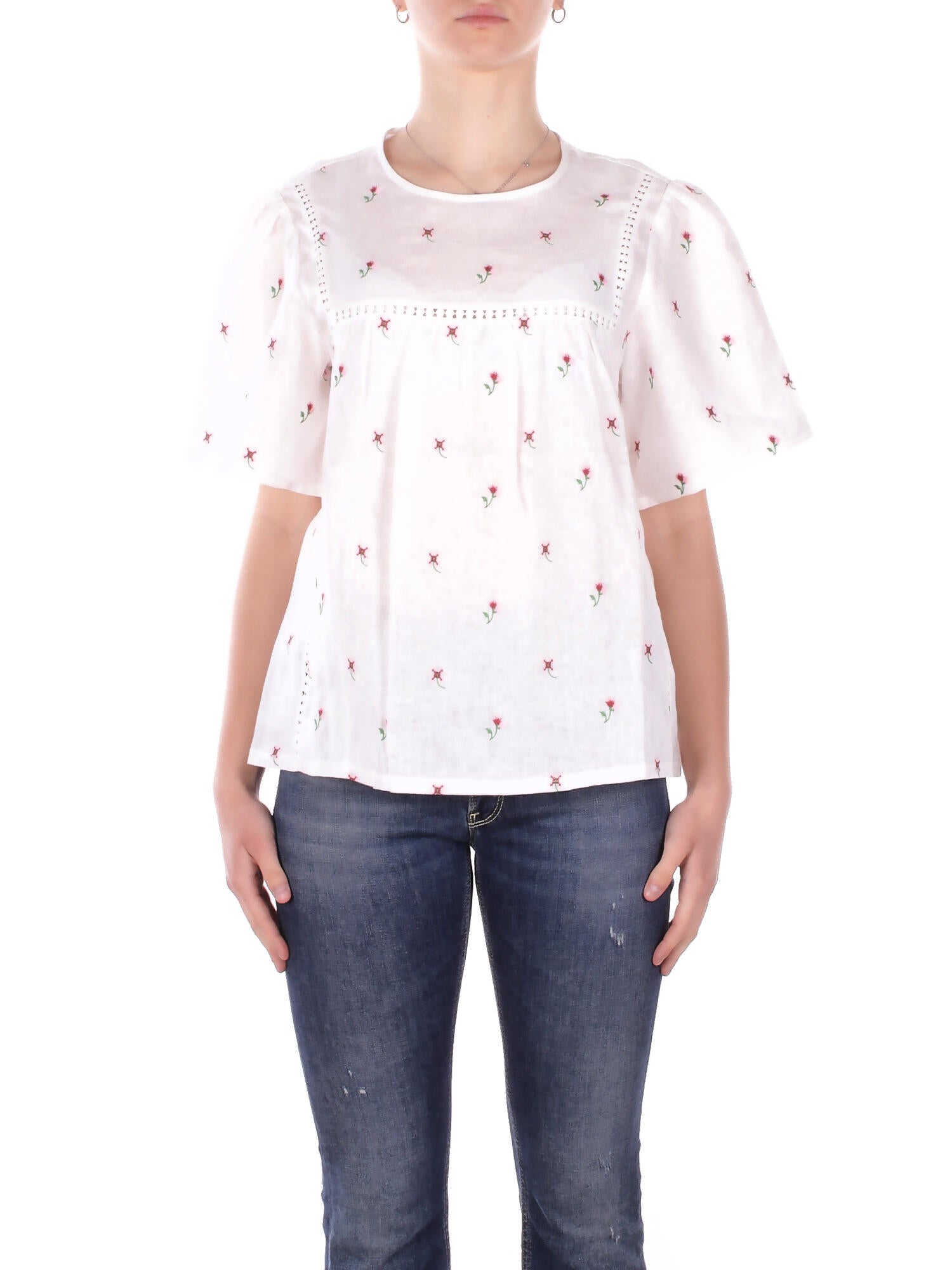 MAX MARA Donna Blusa 2615941082600 003 Wkd bacino White