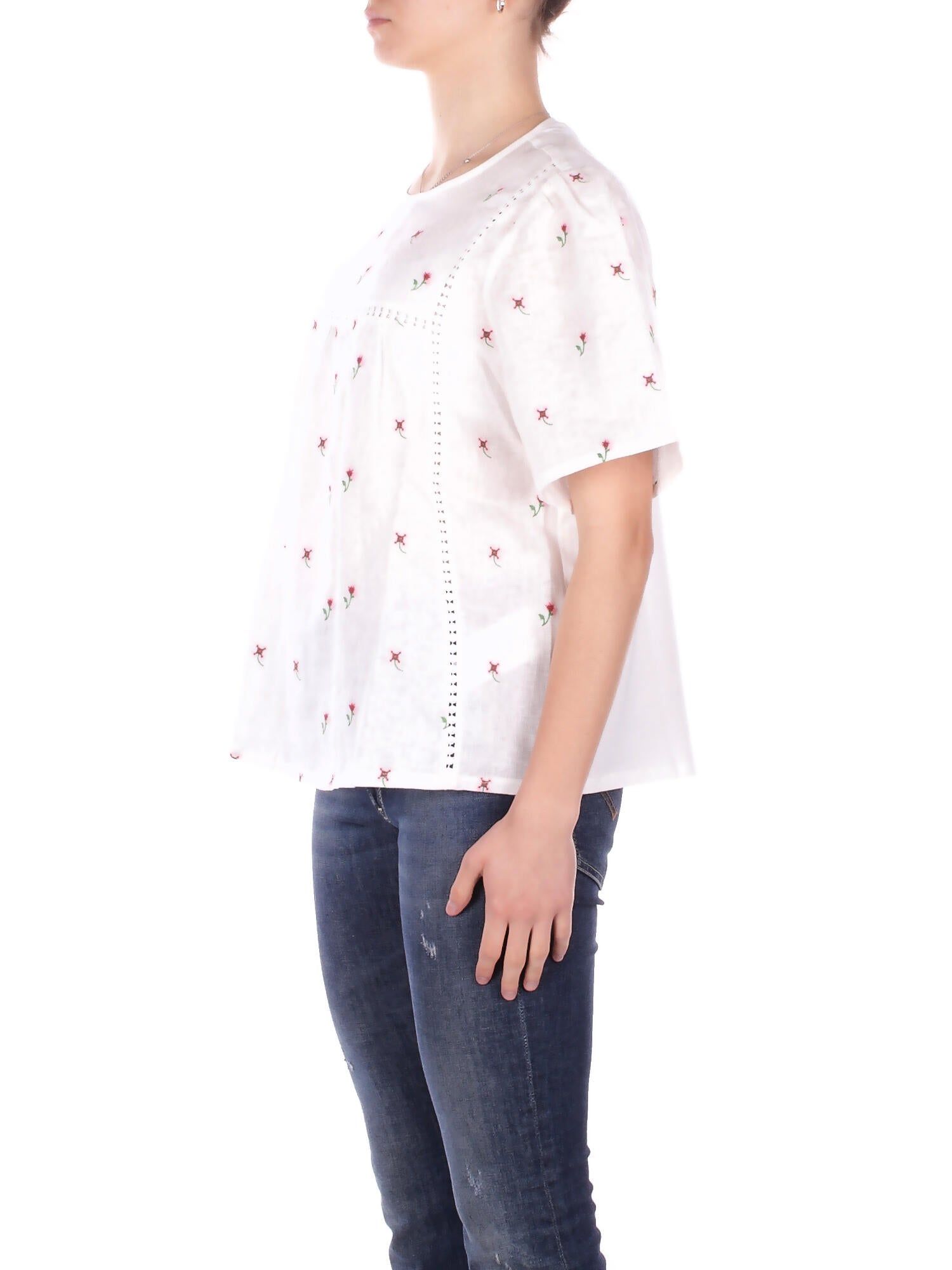 MAX MARA Donna Blusa 2615941082600 003 Wkd bacino White