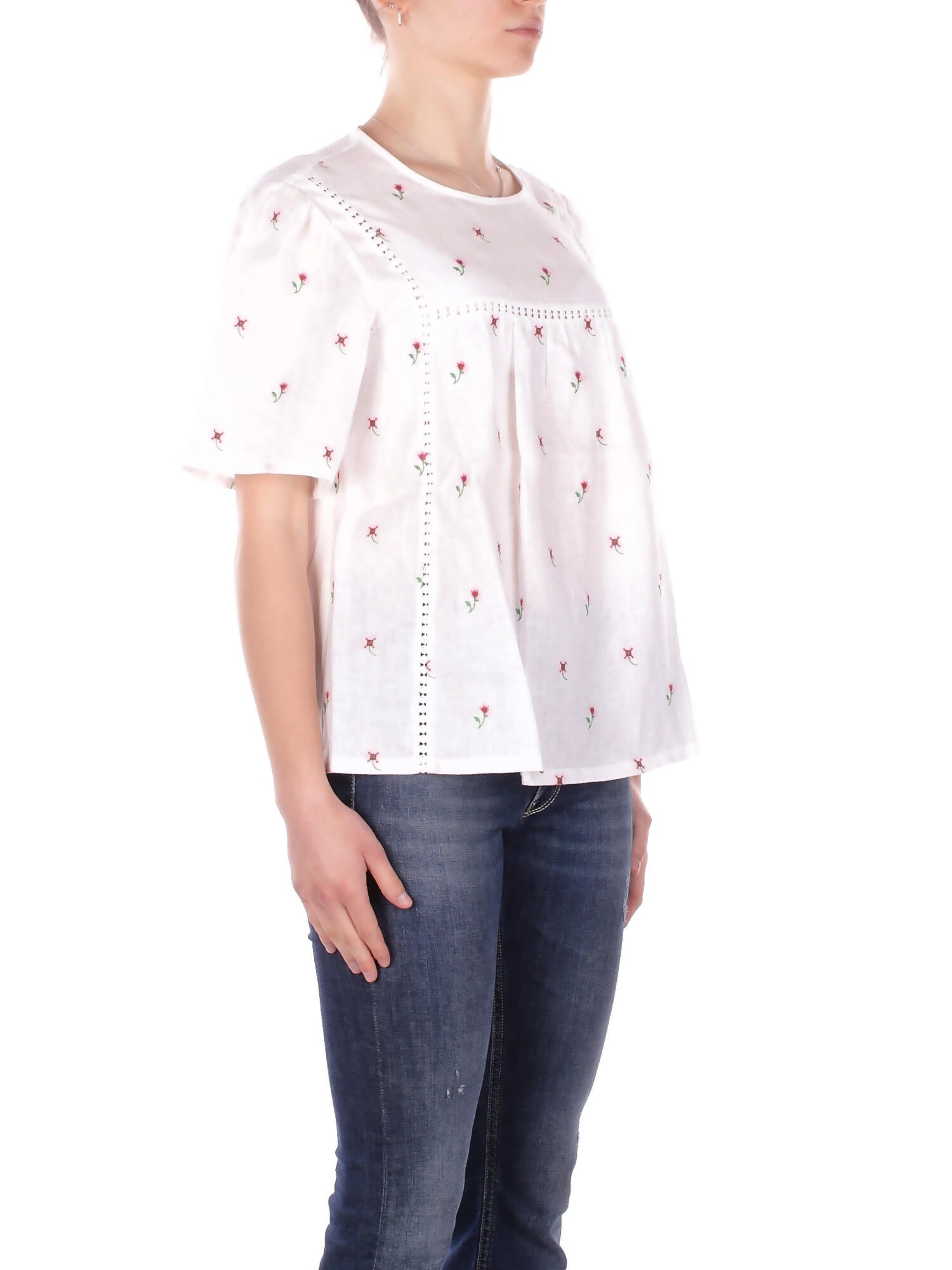 MAX MARA Donna Blusa 2615941082600 003 Wkd bacino White