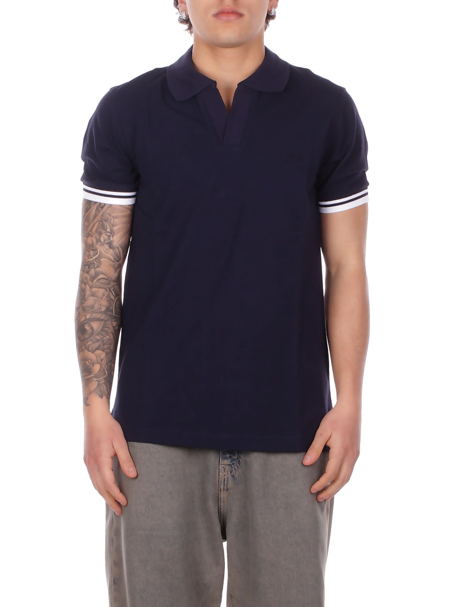 FAY Uomo Polo NPMB252141 STDWU806 Polo senza bot piquet str Biro