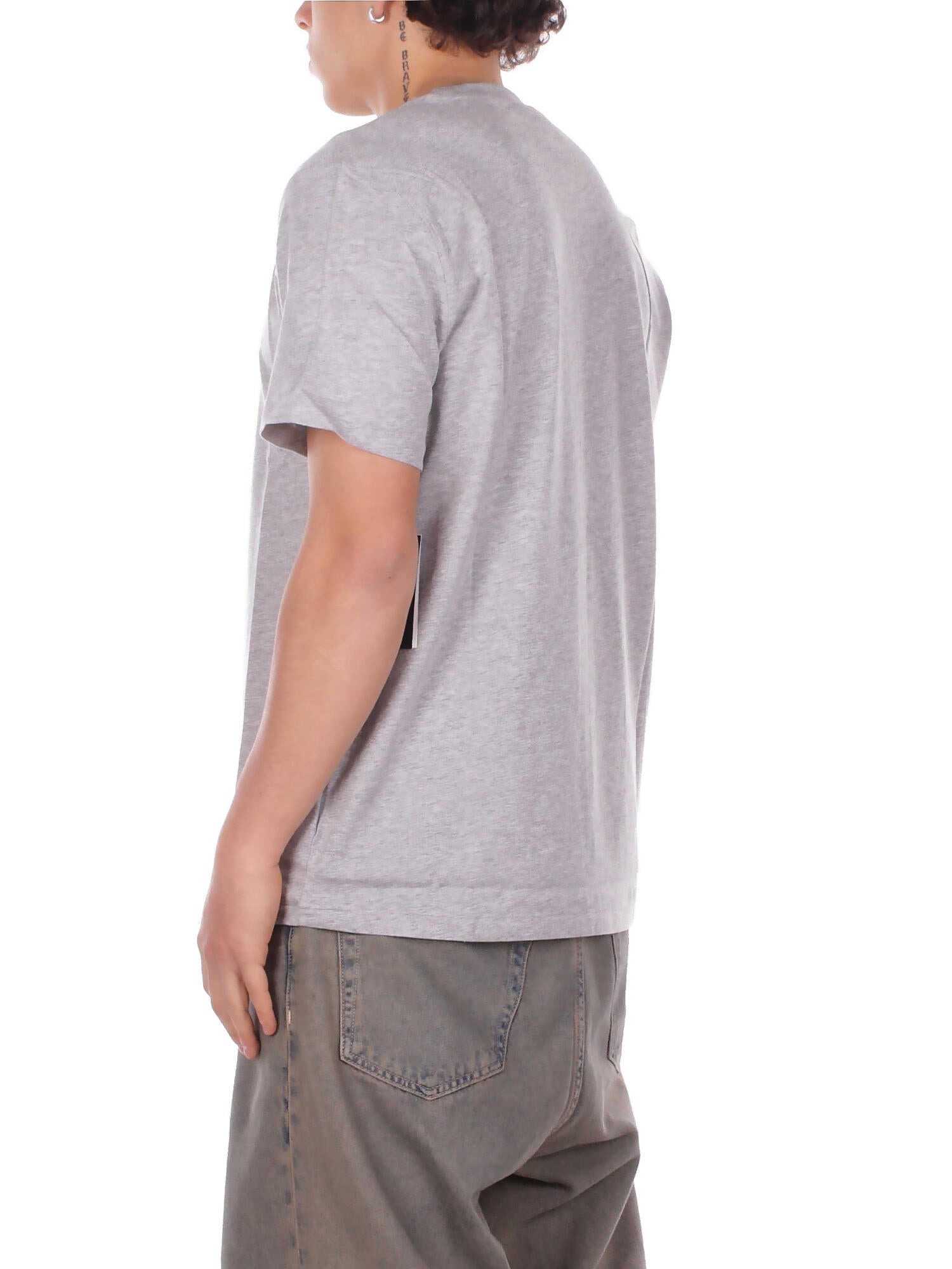 RALPH LAUREN Uomo T-shirt 714844756 008 S\s crew sleep top Grigio navy