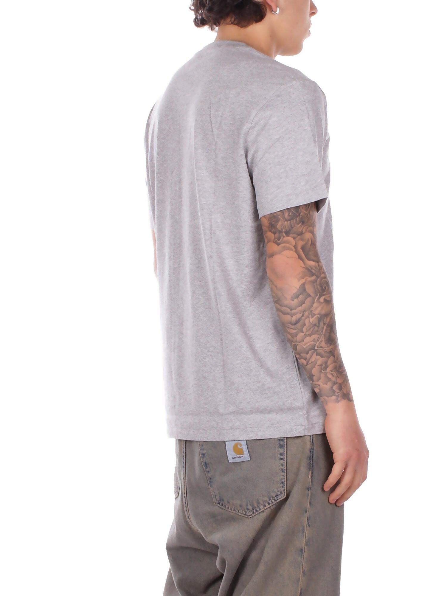 RALPH LAUREN Uomo T-shirt 714844756 008 S\s crew sleep top Grigio navy