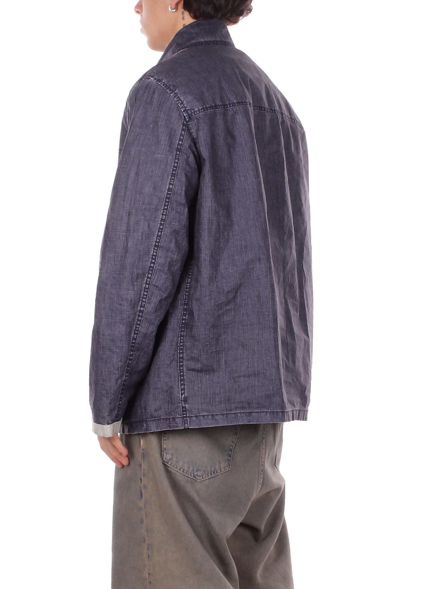 FAY Uomo Giubbotto NAM1352101 TZD2U807 4 ganci archive Blu navy