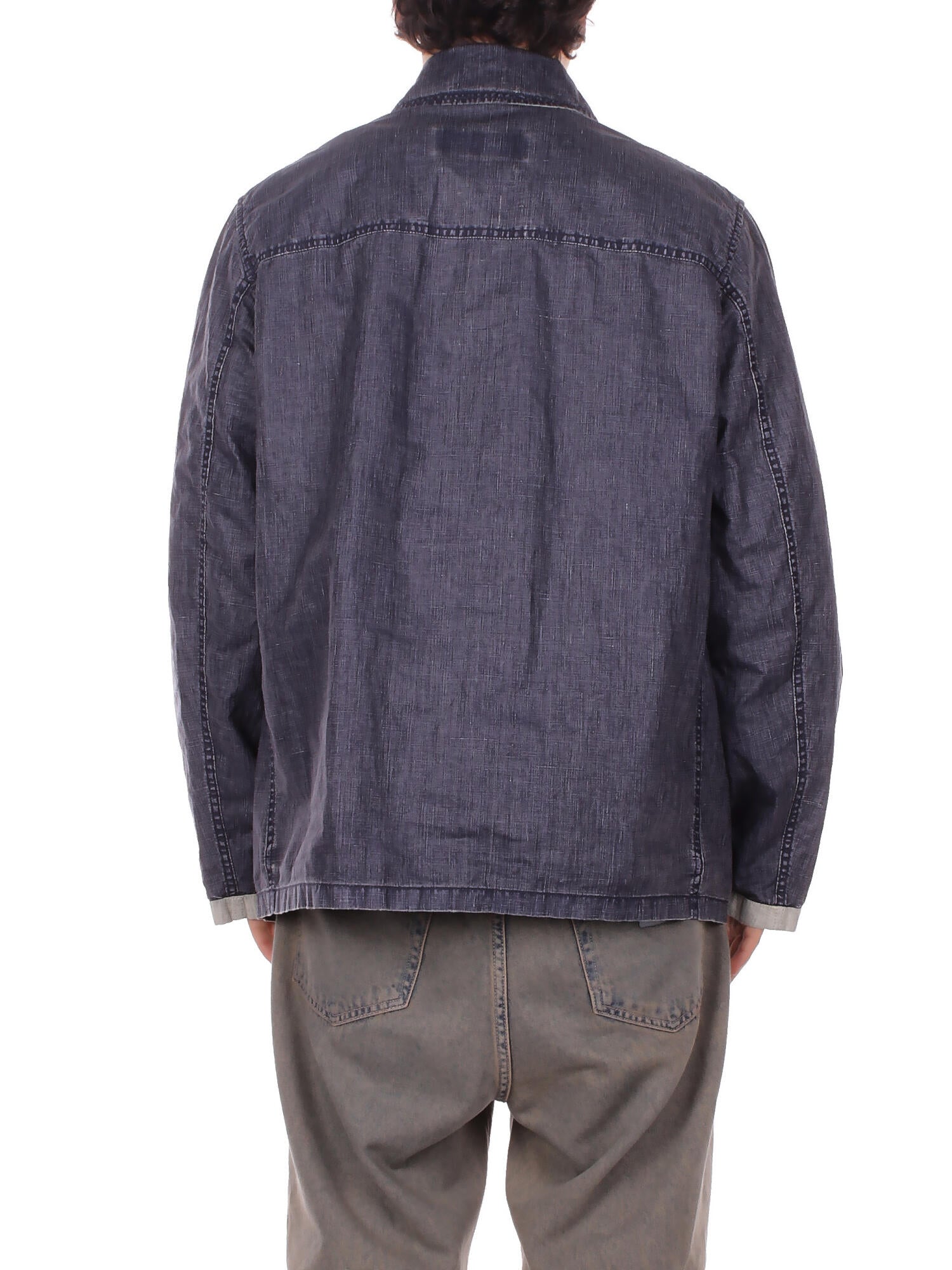 FAY Uomo Giubbotto NAM1352101 TZD2U807 4 ganci archive Blu navy