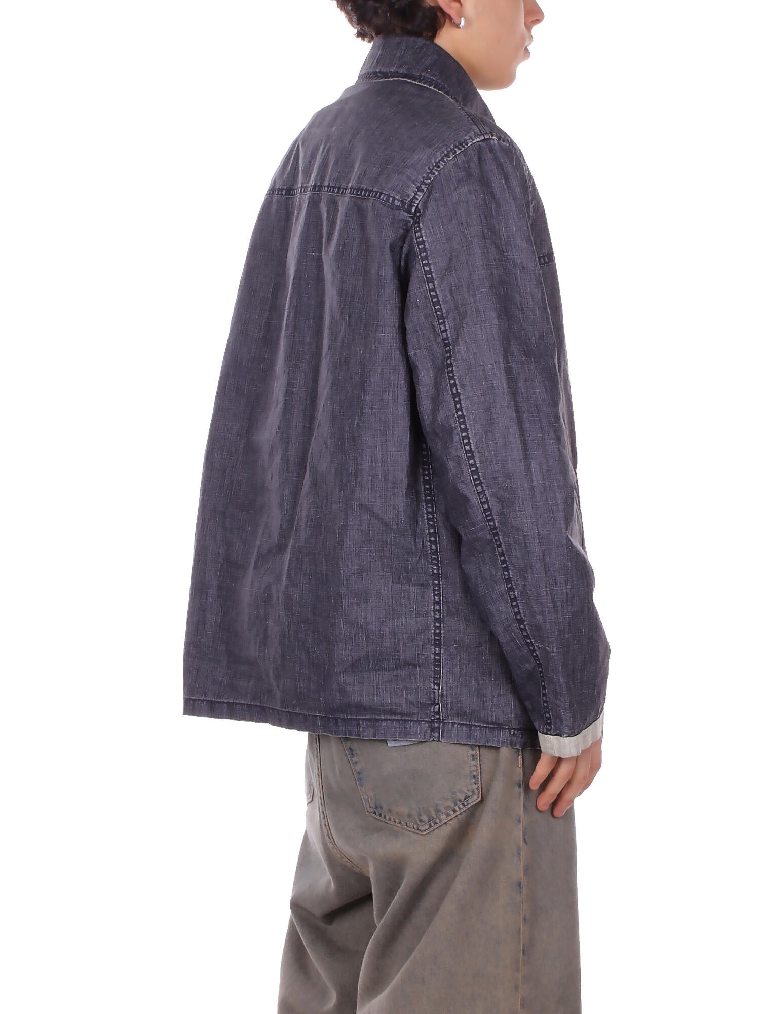 FAY Uomo Giubbotto NAM1352101 TZD2U807 4 ganci archive Blu navy