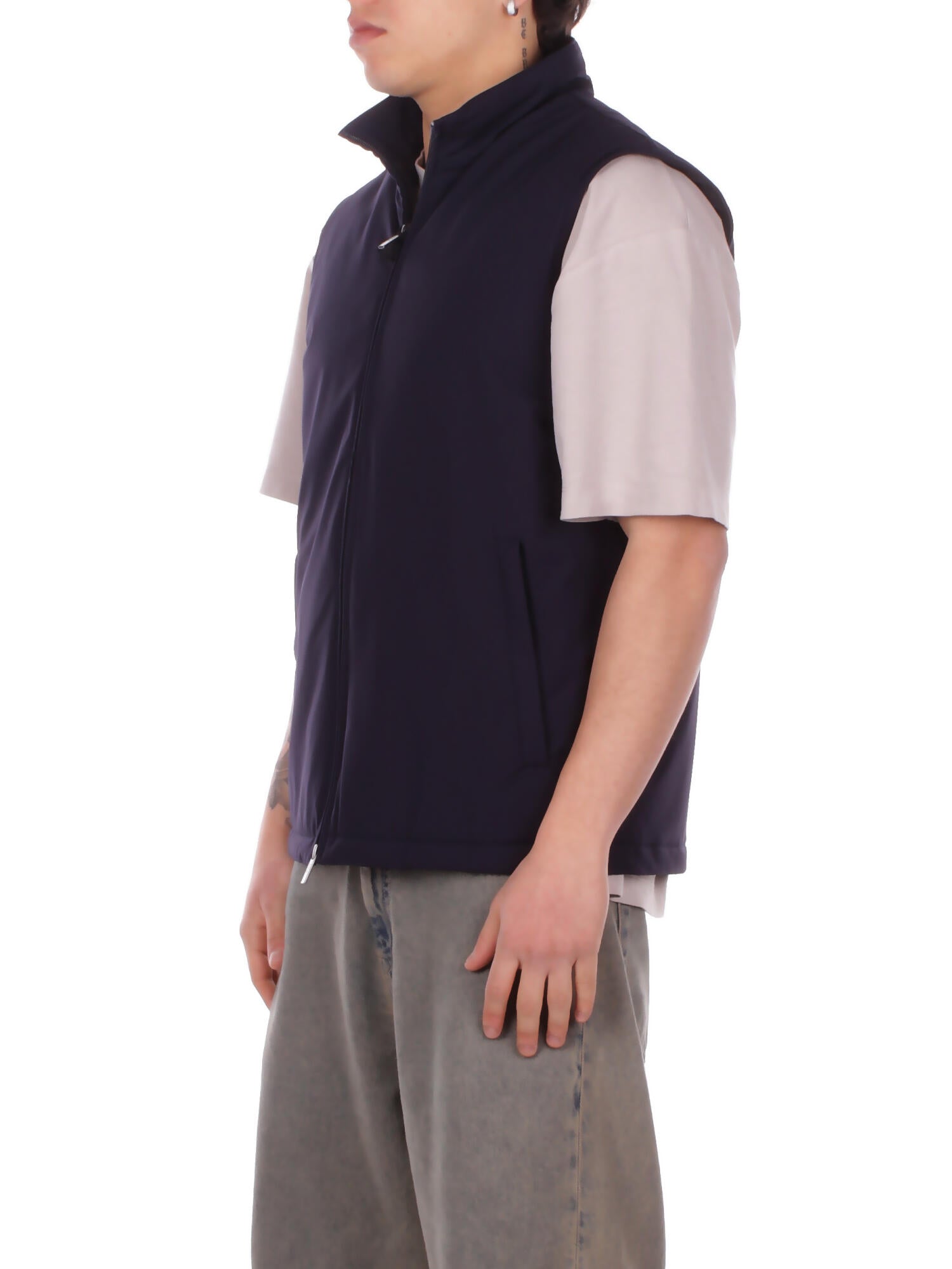 FAY Uomo Gilet NAM1052063 SVUWU807 Fay wind vest Blu navy
