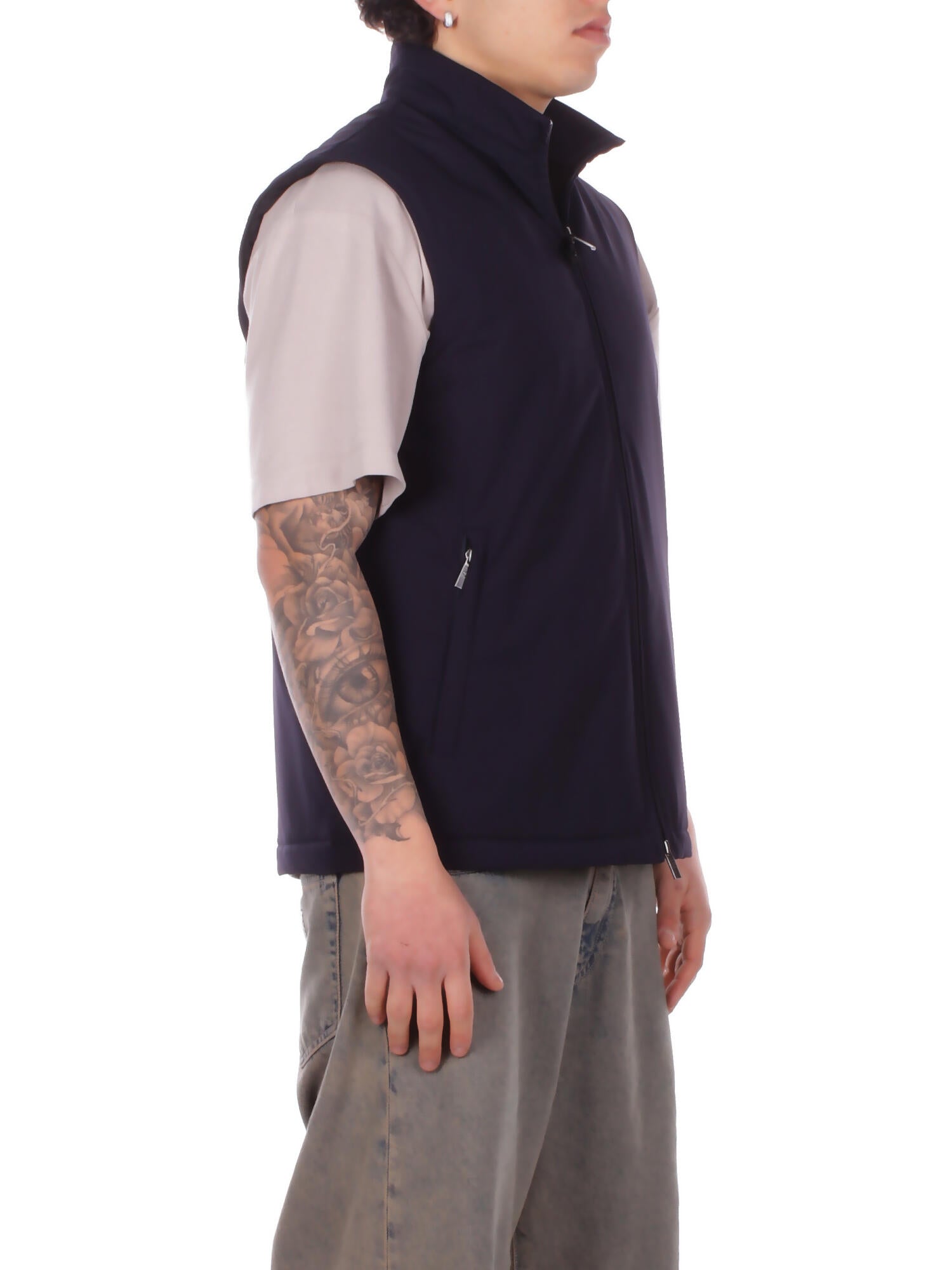 FAY Uomo Gilet NAM1052063 SVUWU807 Fay wind vest Blu navy