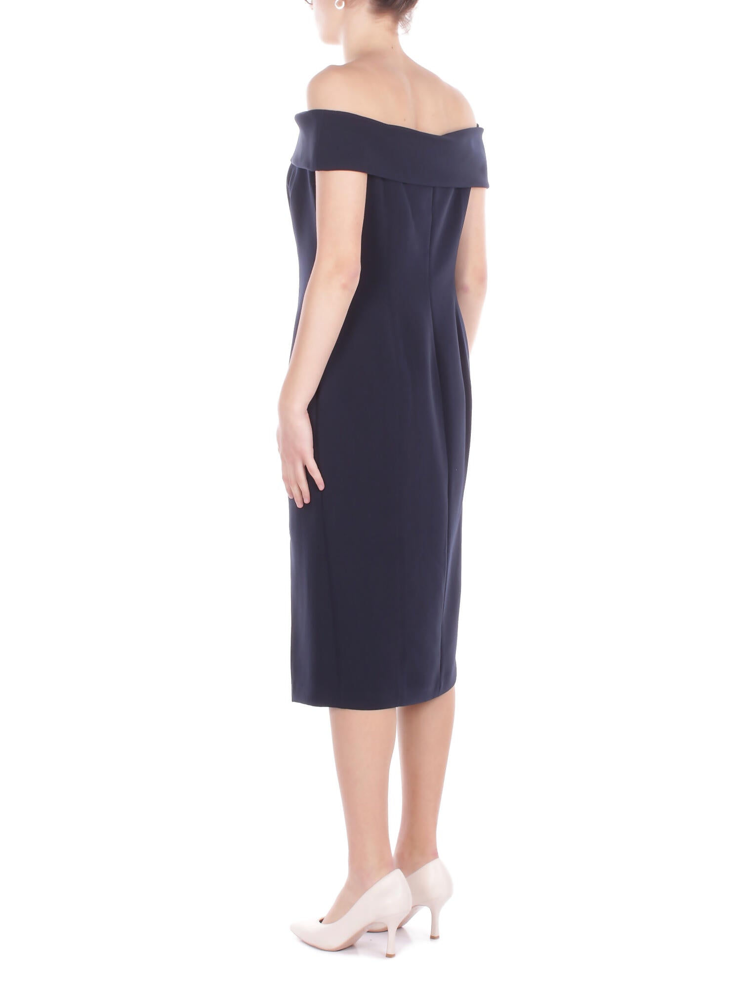 RALPH LAUREN Donna Abito 253982166 005 Woven bodycon dresses Navy