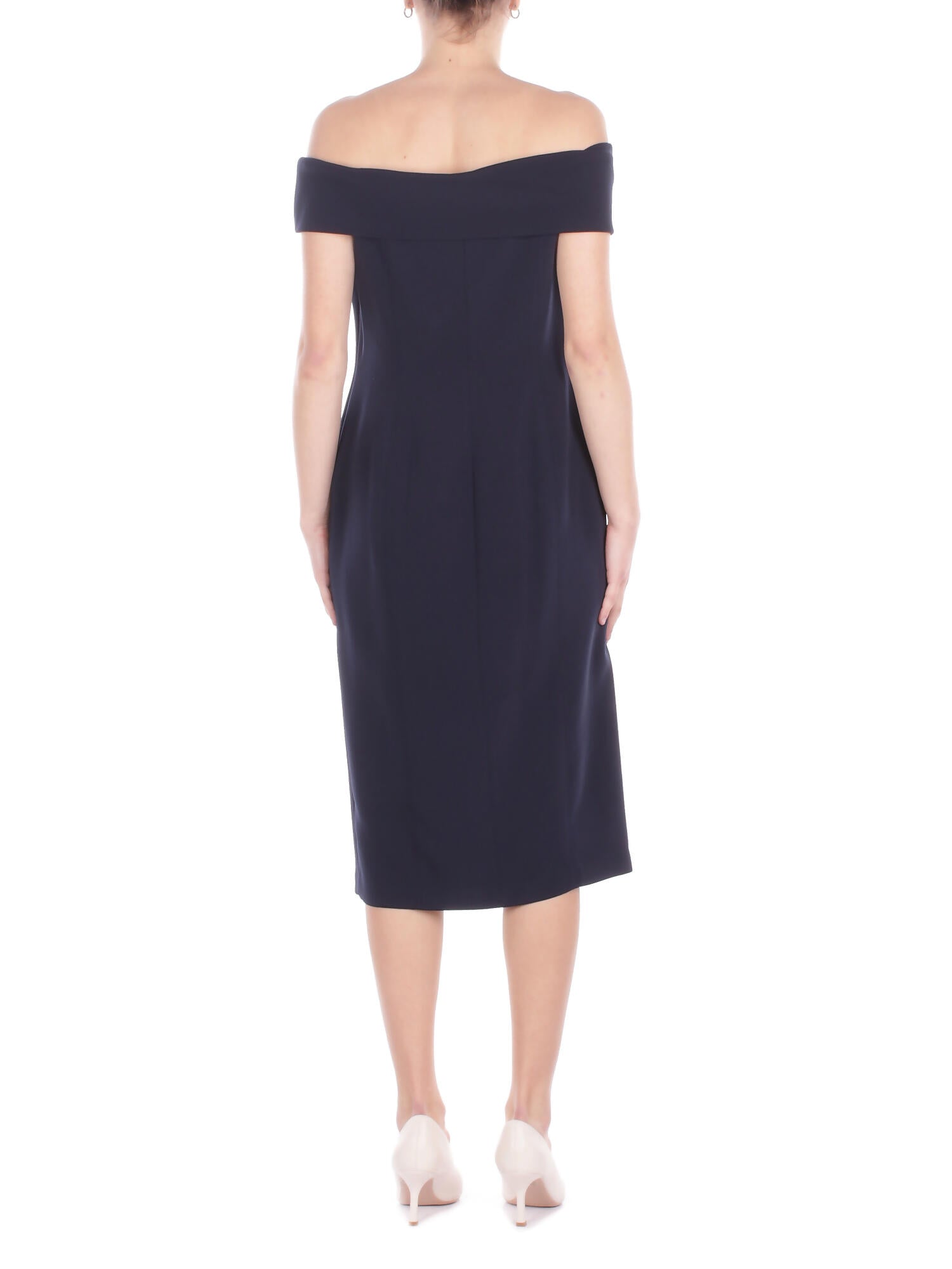RALPH LAUREN Donna Abito 253982166 005 Woven bodycon dresses Navy
