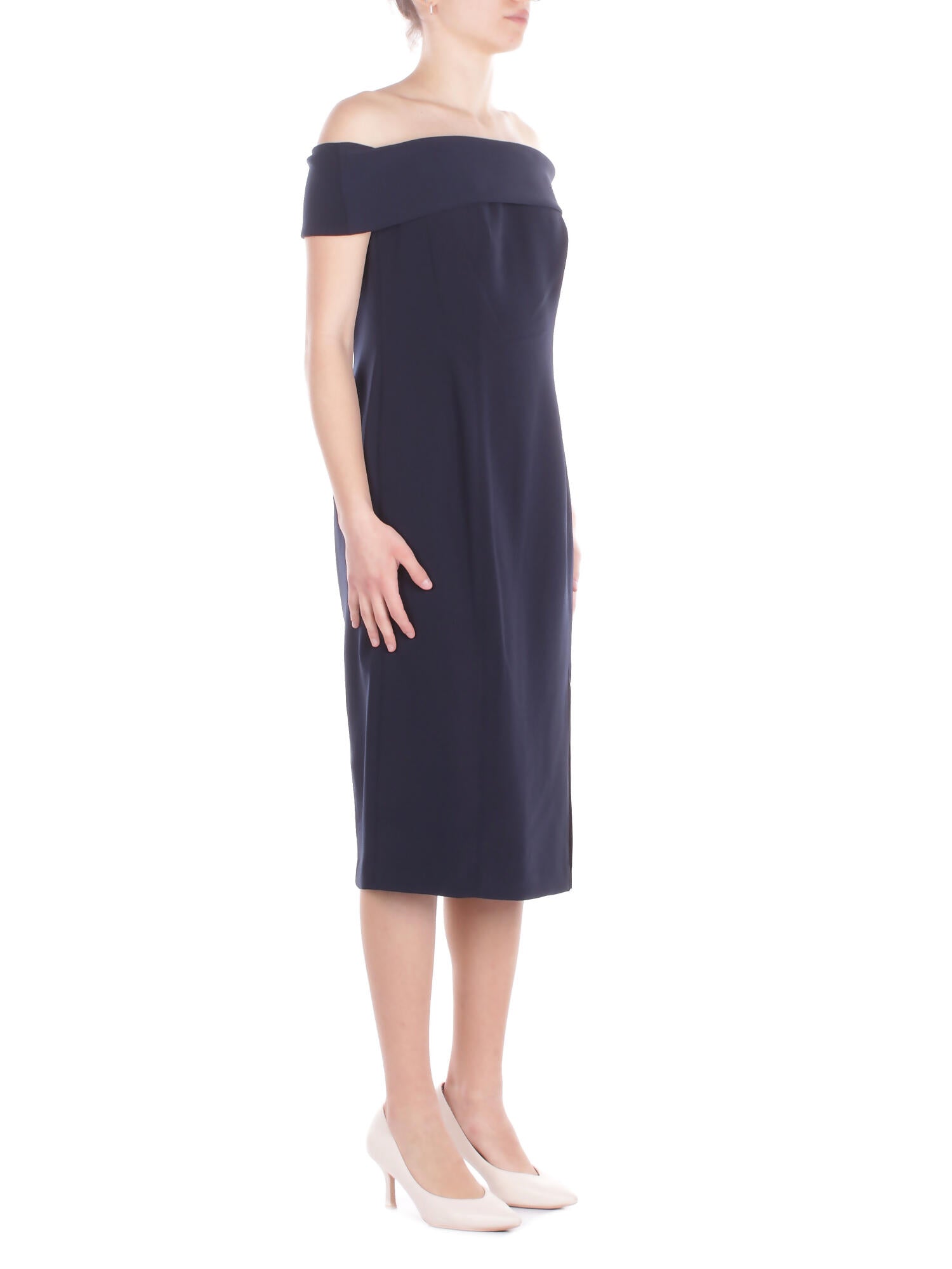 RALPH LAUREN Donna Abito 253982166 005 Woven bodycon dresses Navy